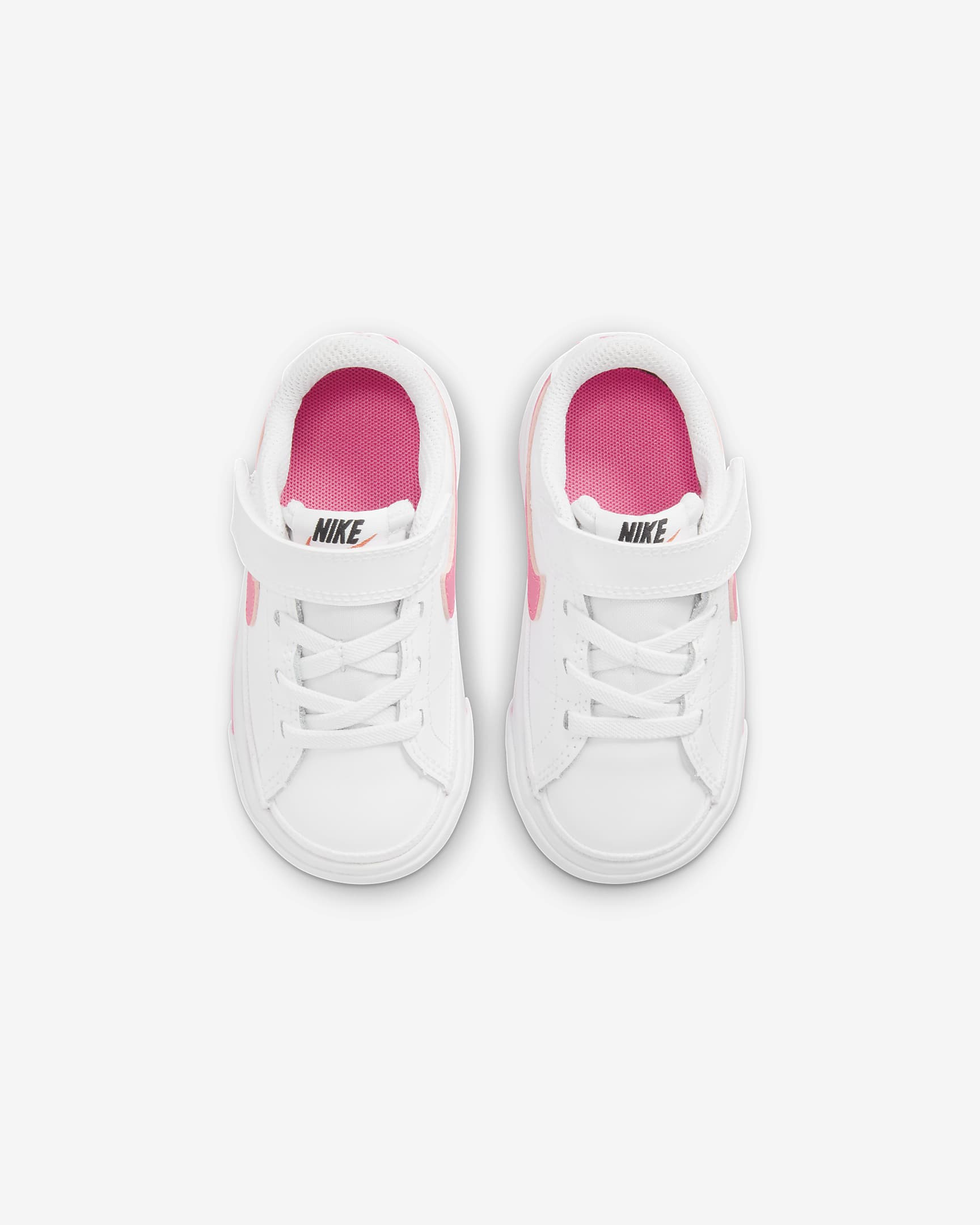 NikeCourt Legacy Baby/Toddler Shoes - White/Hyper Pink