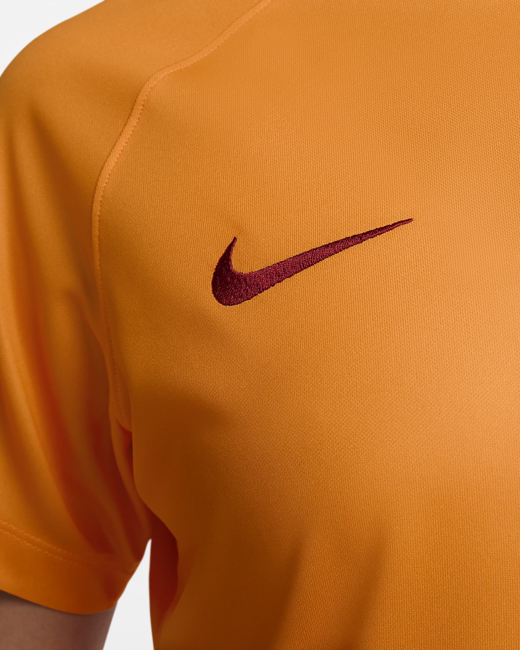 Galatasaray 2023/24 Home Women's Nike Dri-FIT Short-Sleeve Football Top - Vivid Orange/Pepper Red/Pepper Red