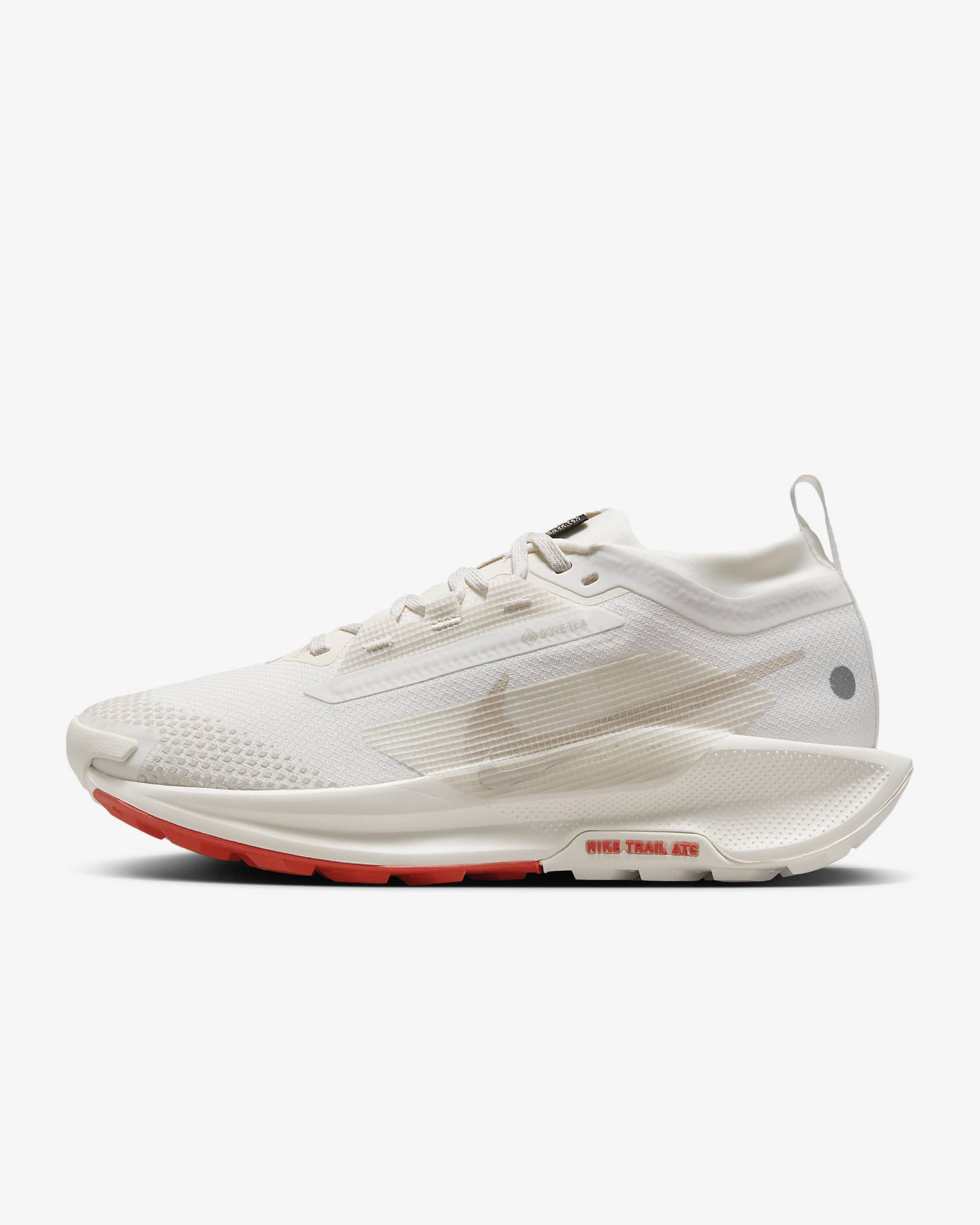 Nike Pegasus Trail 5 GORE-TEX wasserfester Traillaufschuh (Damen) - Sail/Picante Red/Light Orewood Brown