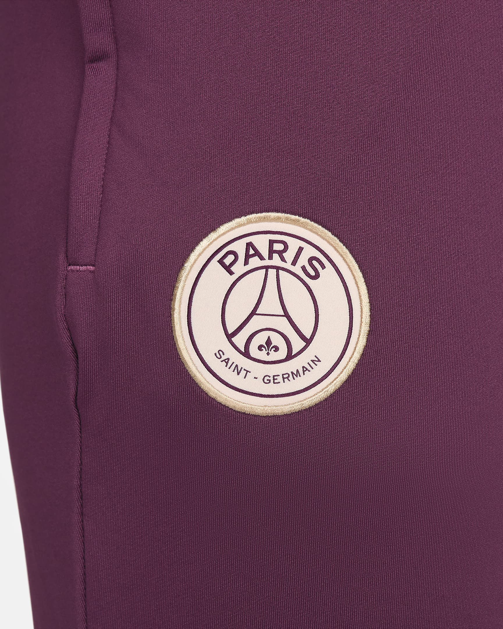 パリ サンジェルマン (PSG) ストライク メンズ ナイキ Dri-FIT サッカー ニット パンツ - ボルドー/ジオードティール/グアバアイス