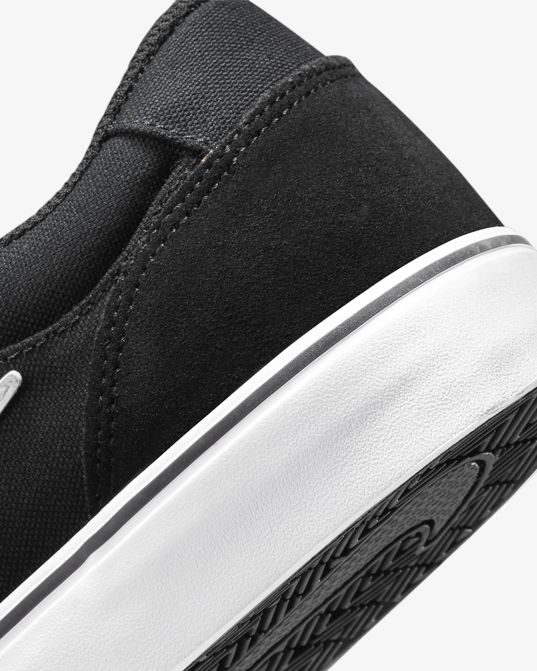 Nike SB Chron 2 Skate Shoe - Black/Black/White