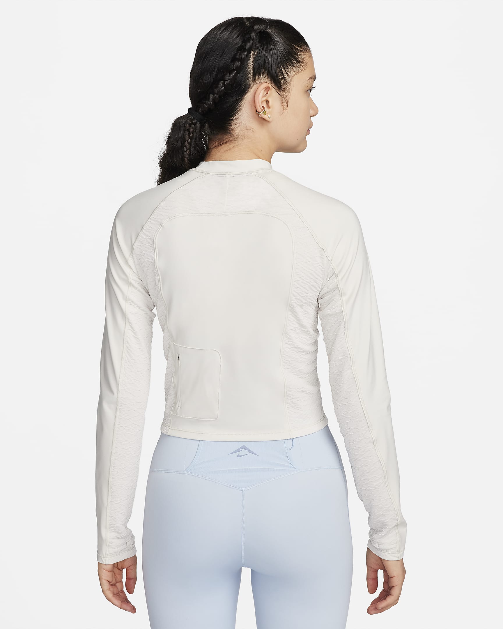 Nike Trail Dri-FIT Longsleeve-Laufobertel für Damen - Light Orewood Brown/Light Orewood Brown/Khaki