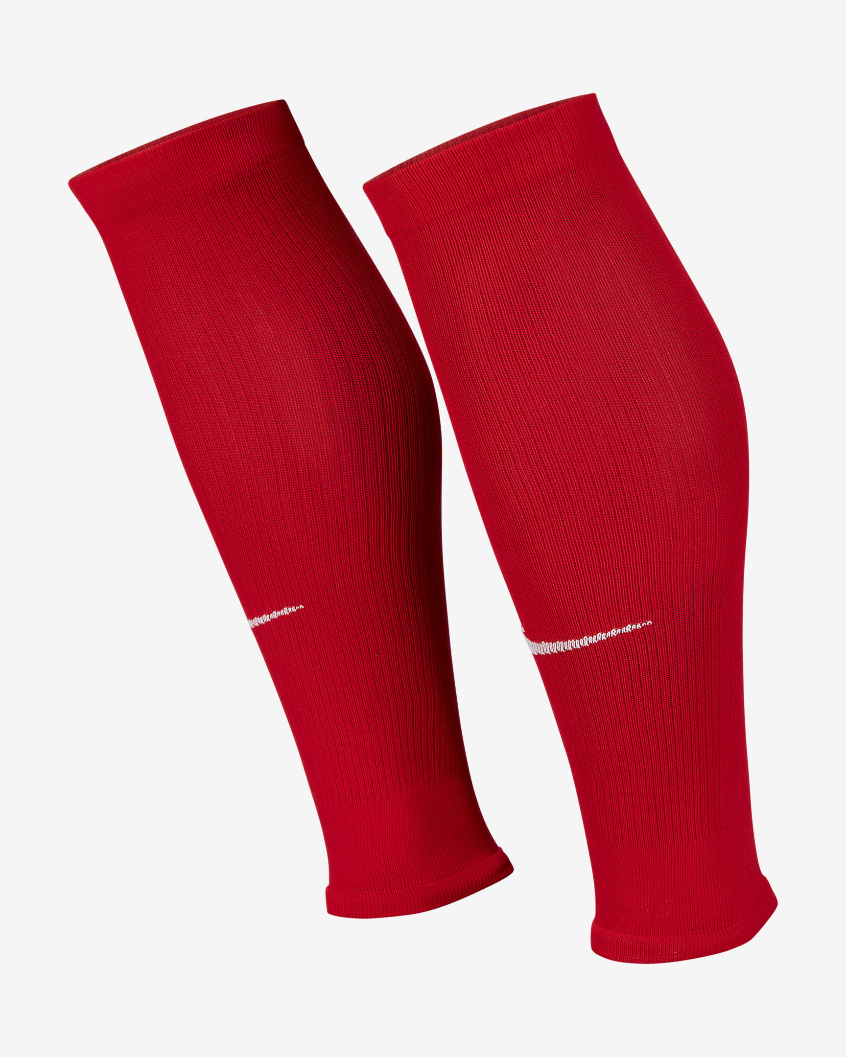 Nike Strike Scheenbeschermersleeves voor voetbal - University Red/Wit