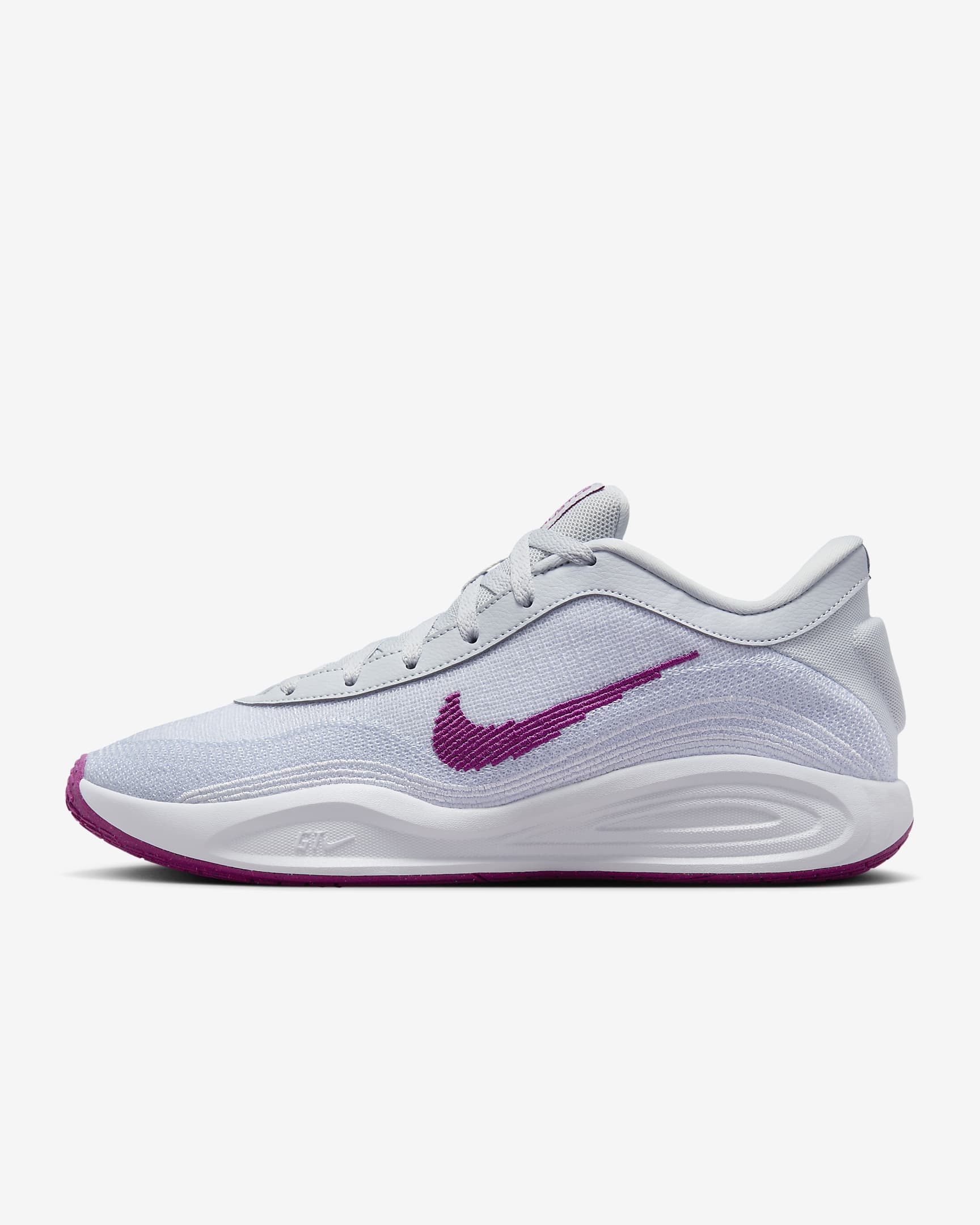 Chaussure de basket G.T. Hustle Academy - Pure Platinum/Blanc/Hot Fuchsia