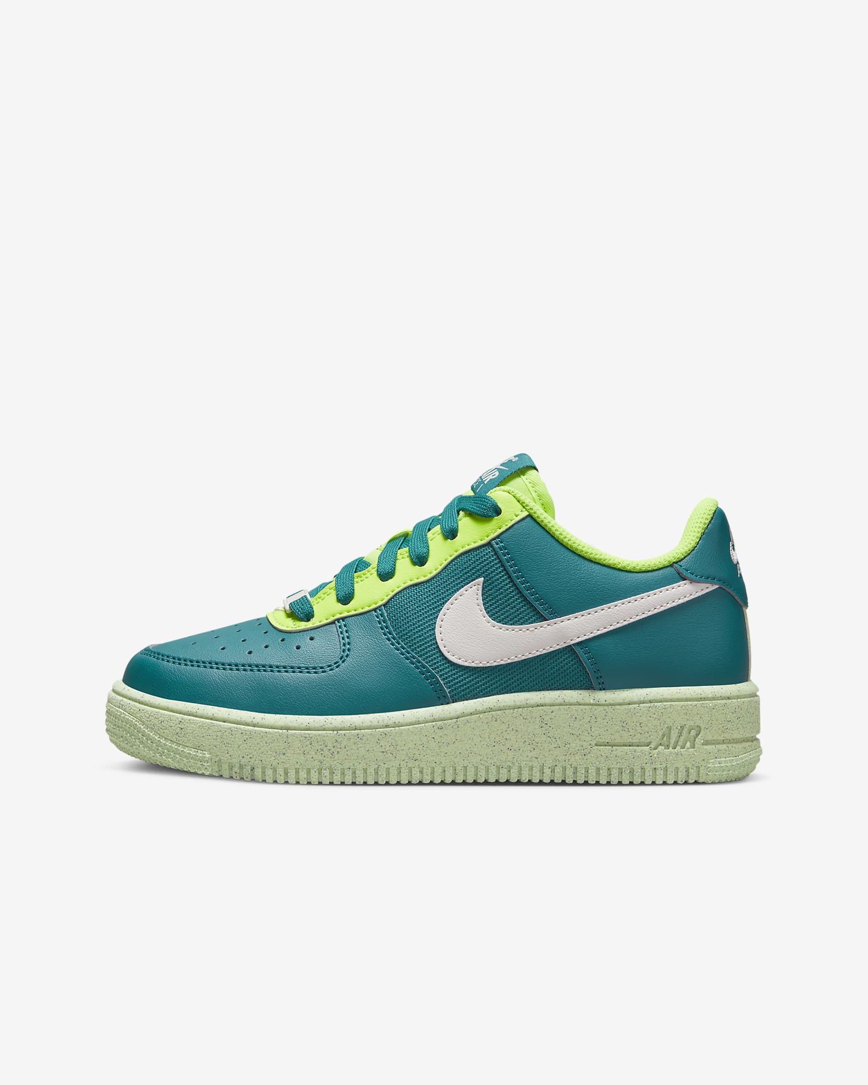 Calzado para niños grandes Nike Air Force 1 Crater - Abeto brillante/Volt/Voltio ligero/Fantasma