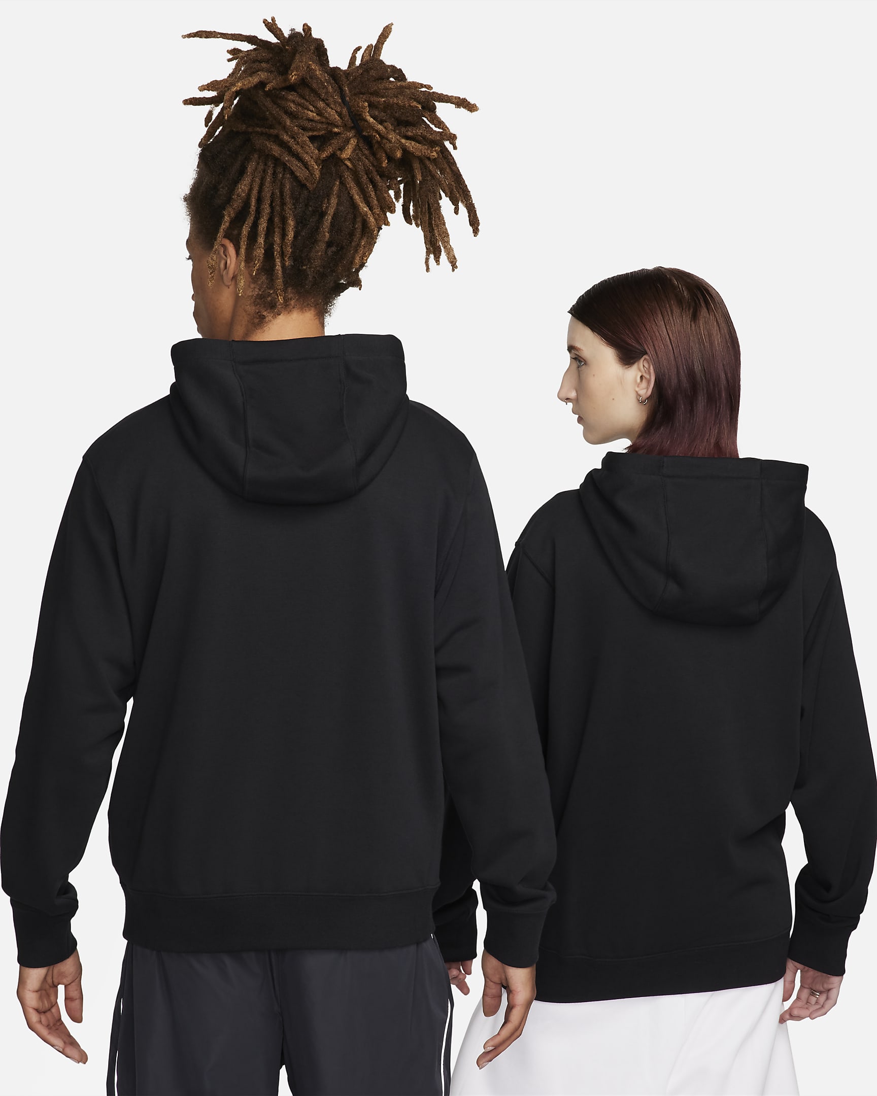 Nike Sportswear Club Men's Pullover Hoodie - Black/Black/White