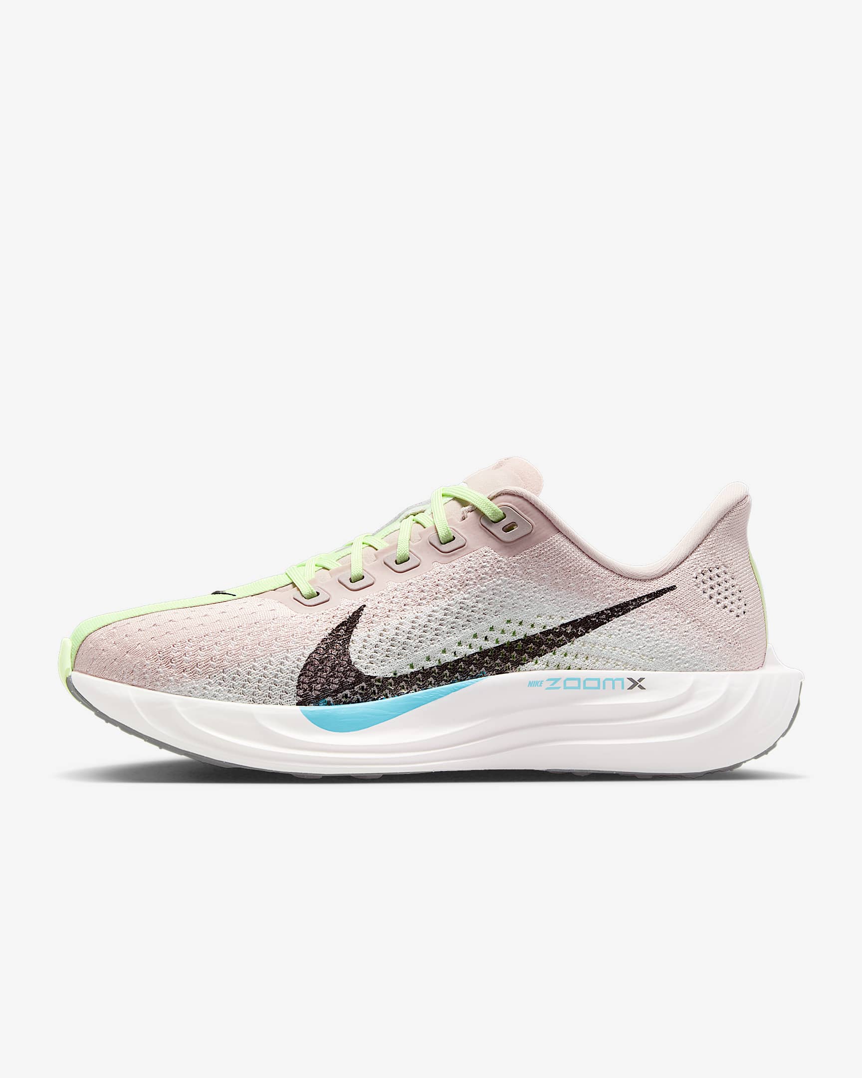 Nike Pegasus Plus Women's Road Running Shoes - Silt Red/Barely Volt/Platinum Tint/Black