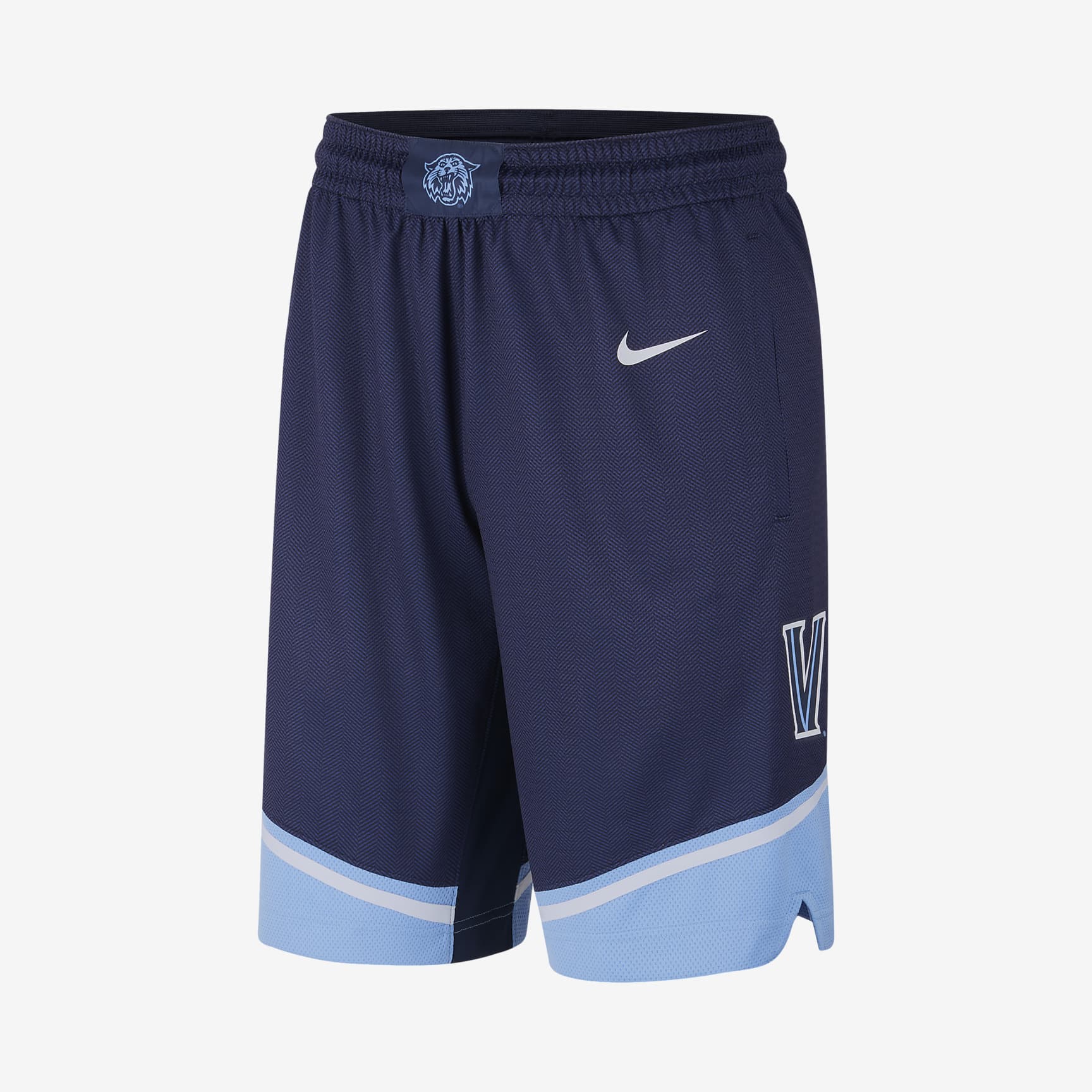 Nike College Dri-FIT (Villanova) Men's Basketball Shorts - College Navy/White