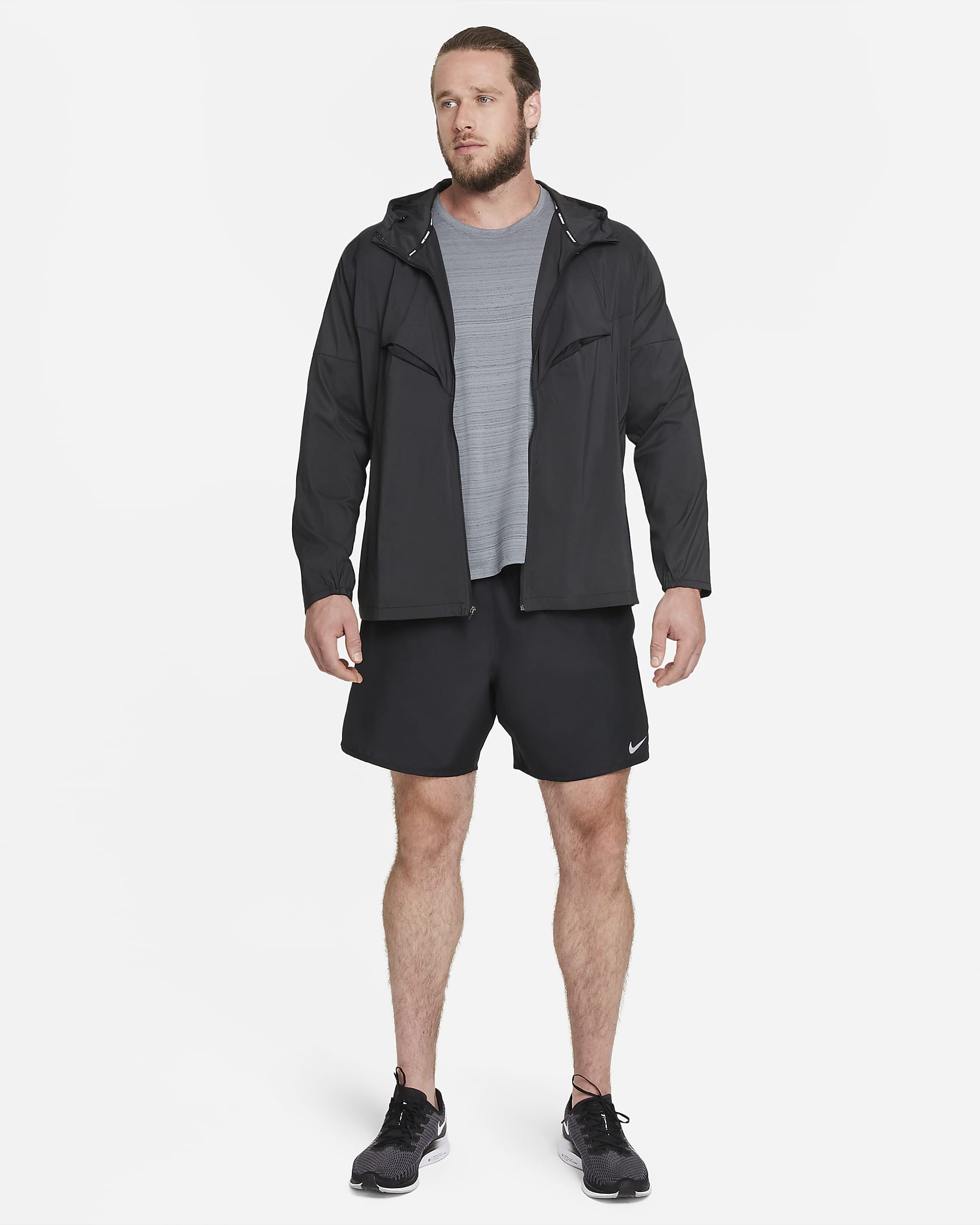 Nike Windrunner Men's Running Jacket - Black