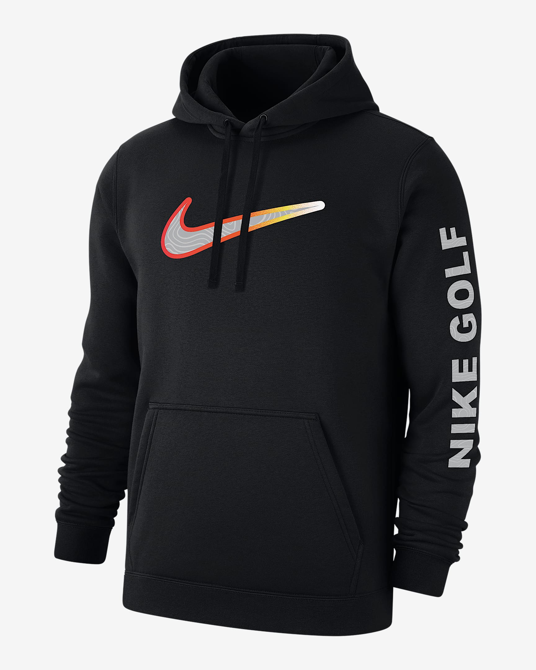 Nike Club Men's Golf Fleece Pullover Hoodie - Black