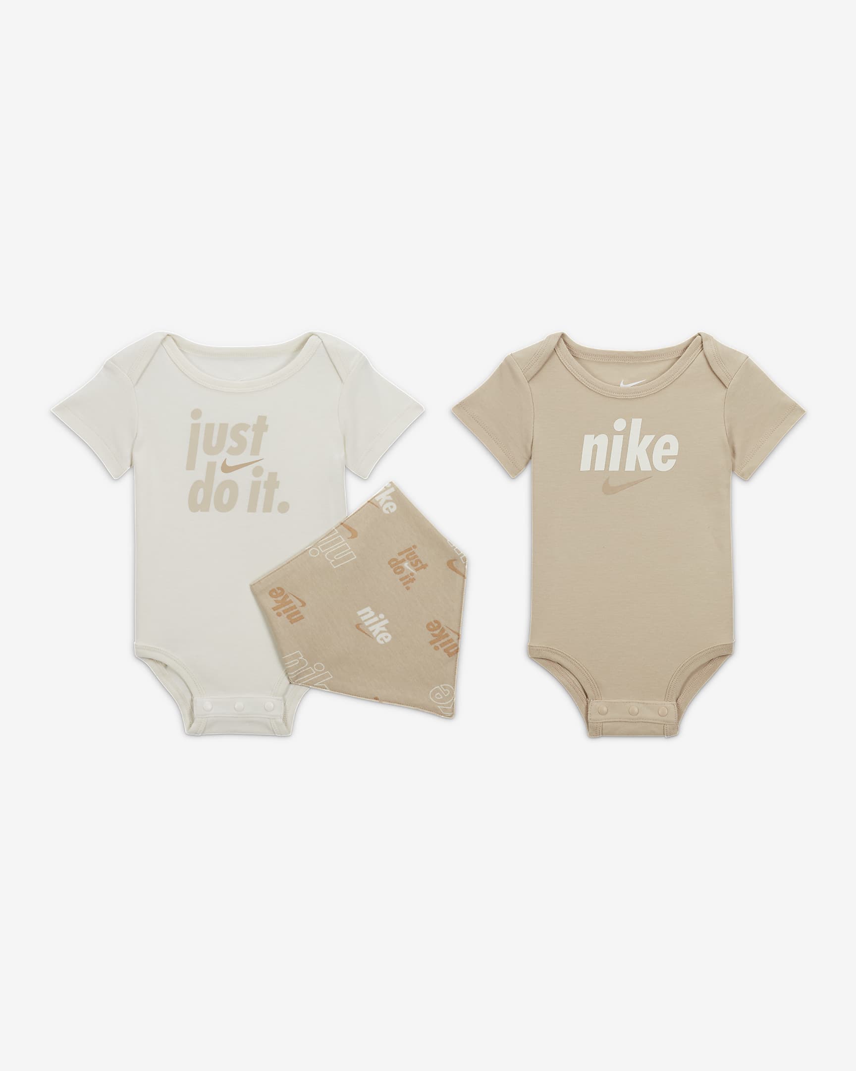 Conjunto para bebé Nike E1D1 Bib and Bodysuit Set. Nike.com