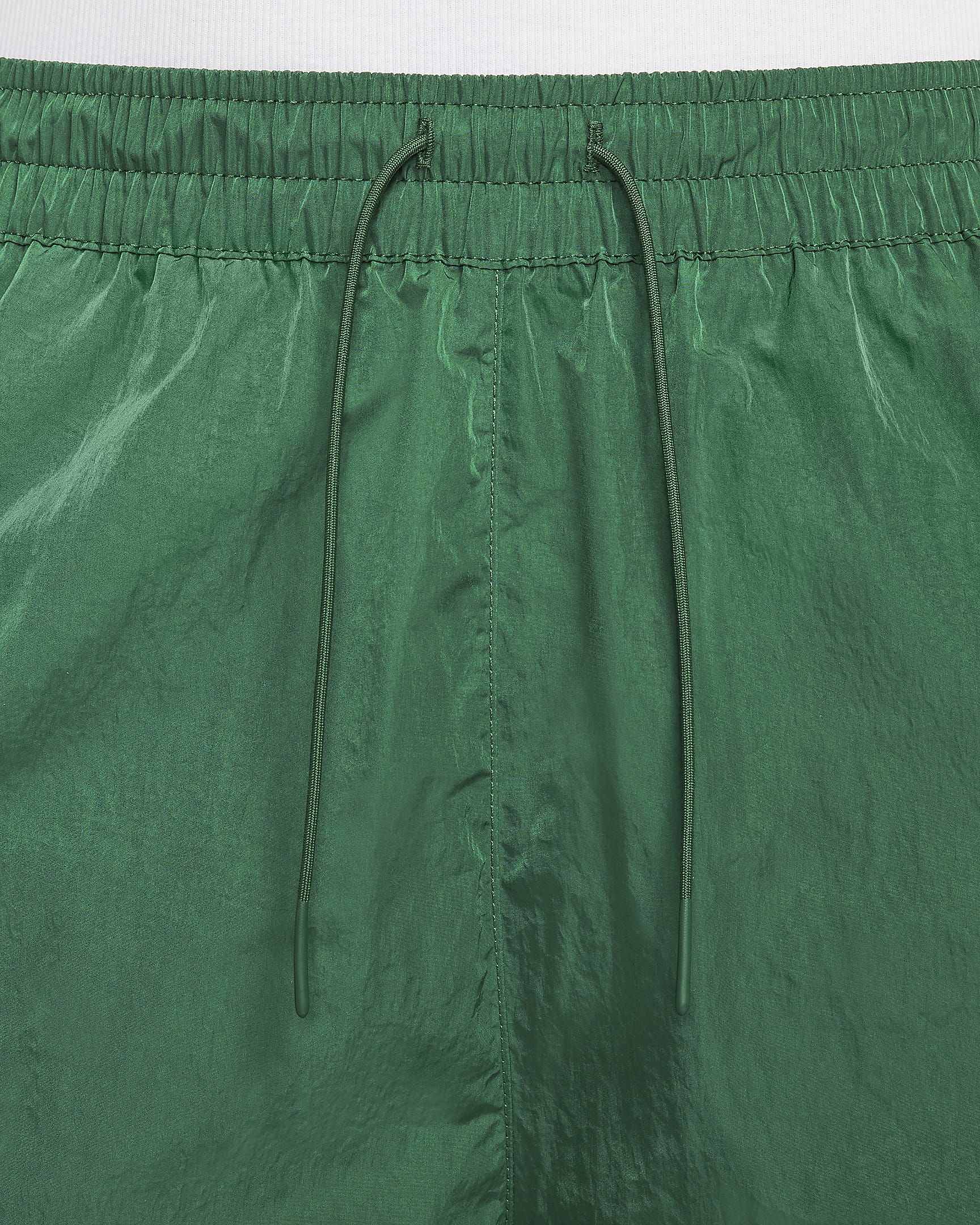 Nike Windrunner Women's High-Waisted Woven Open-Hem Trousers - Gorge Green/Sail