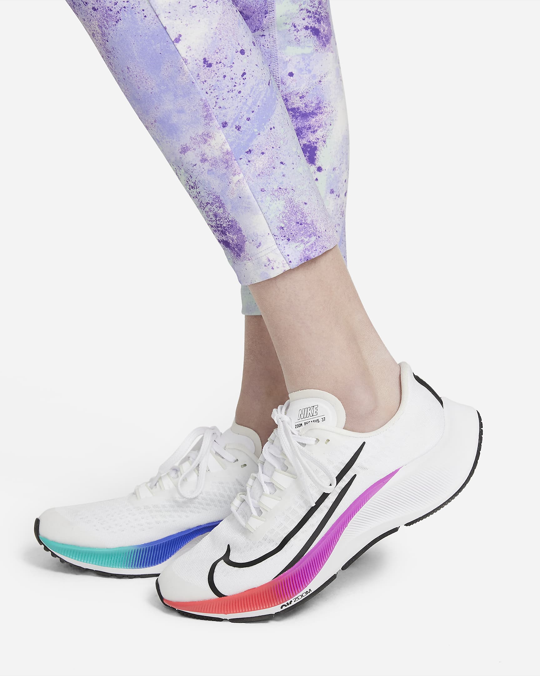Nike One Big Kids' (Girls') Tie-Dye Printed Leggings. Nike.com