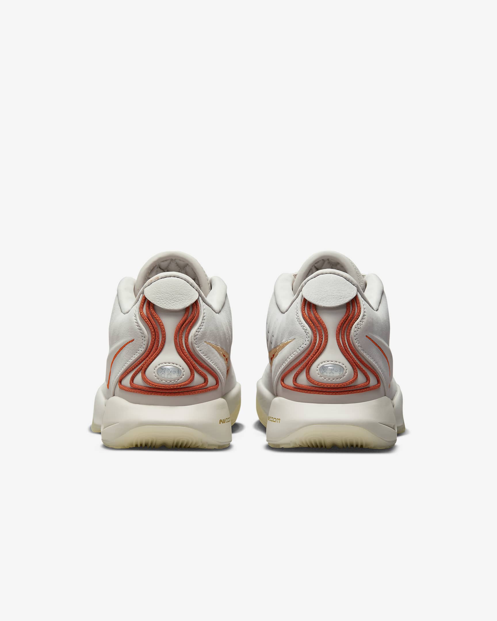 LeBron XXI "Akoya" Basketball Shoes - Light Bone/Coconut Milk/Dark Russet/Campfire Orange