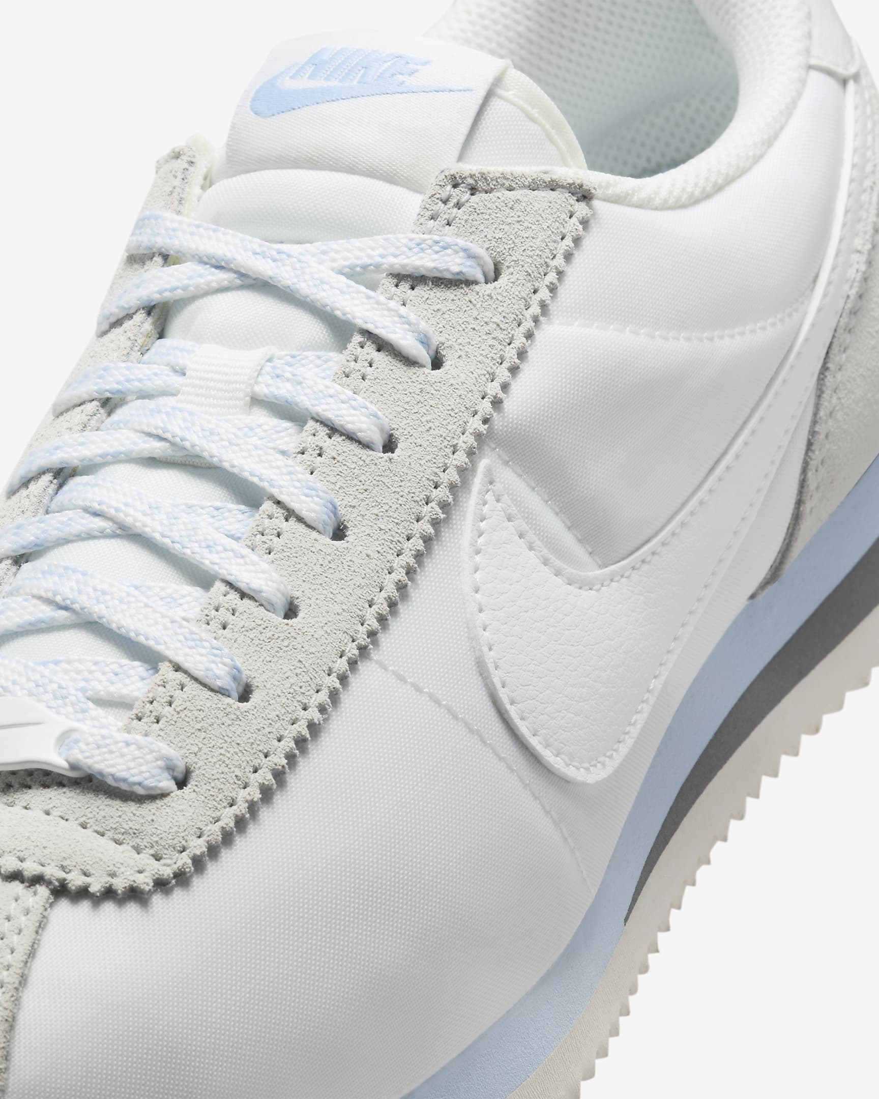 Nike Cortez Textile 女鞋 - Summit White/Summit White/Smoke Grey/Photon Dust