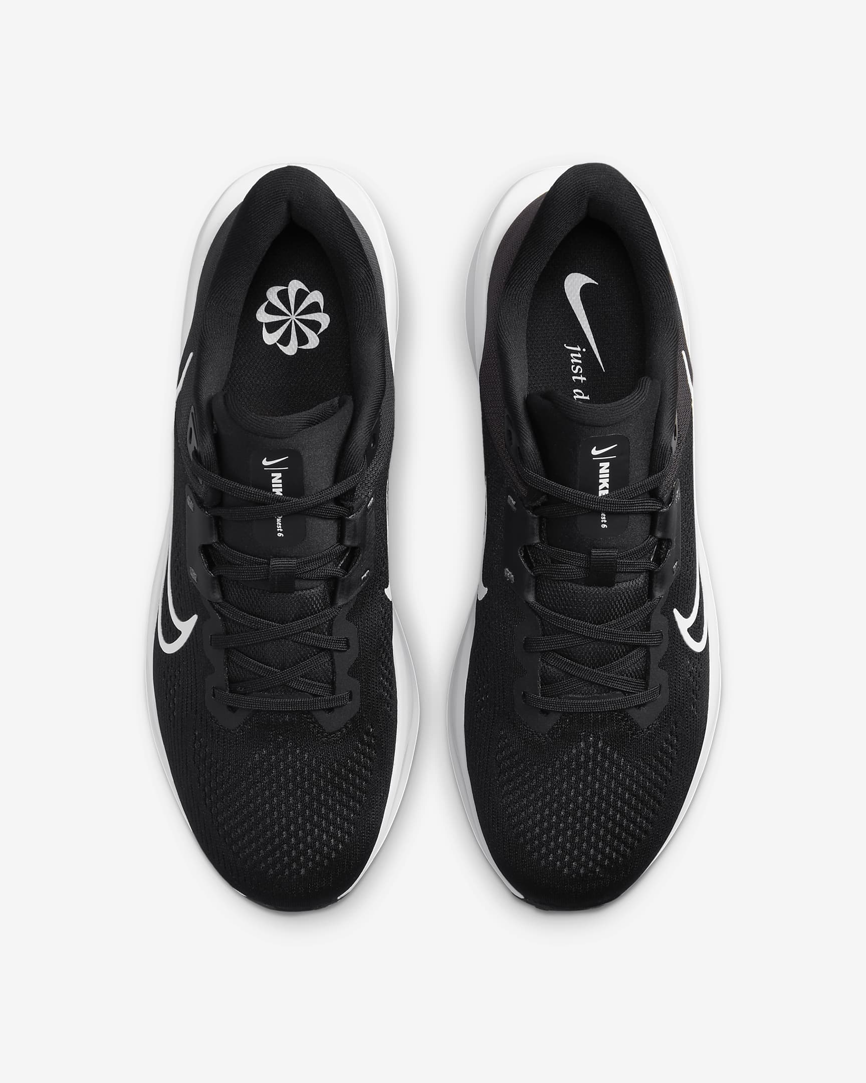 Nike Quest 6 Men's Road Running Shoes - Black/Iron Grey/White