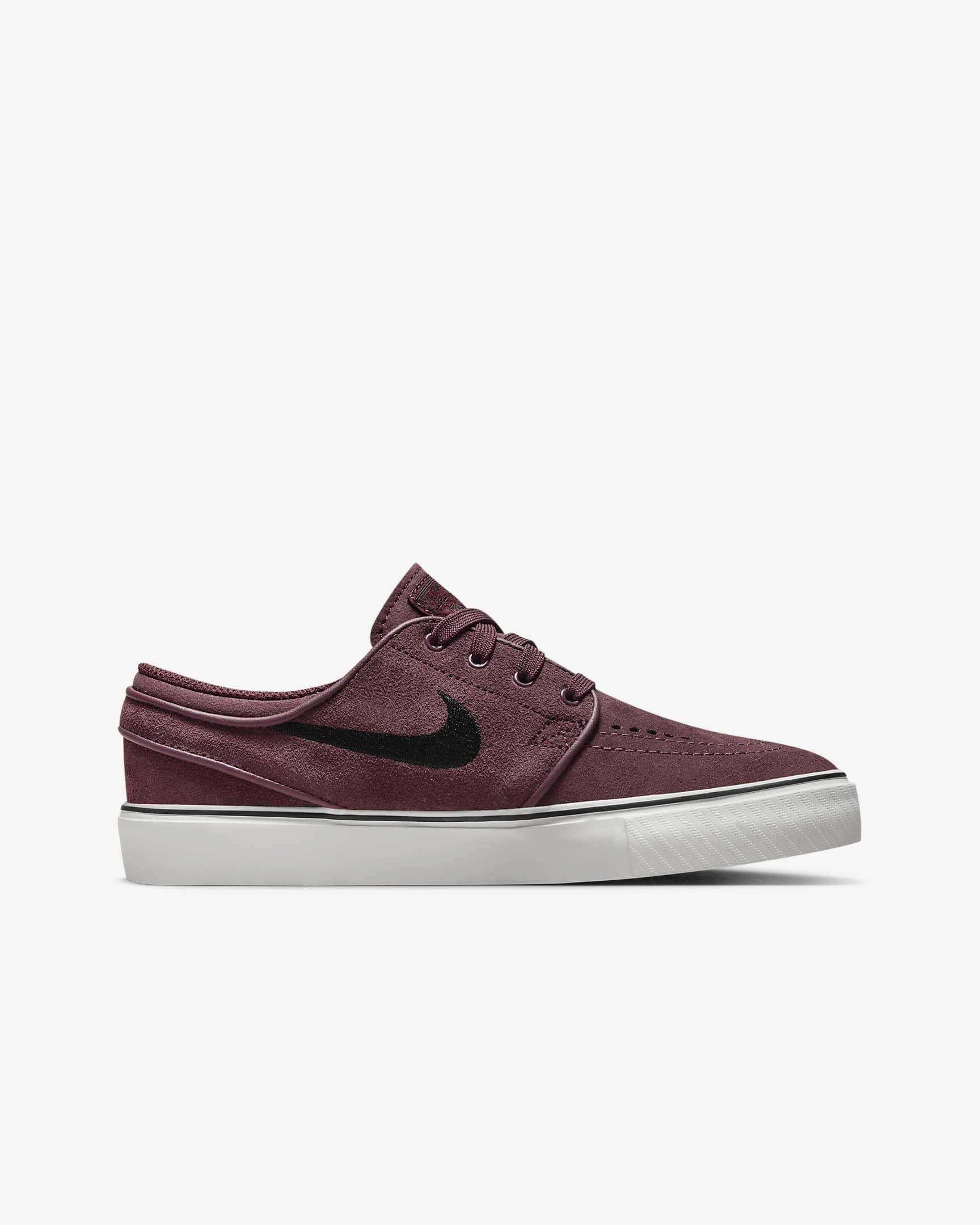 Nike SB Stefan Janoski 大童滑板鞋 - Burgundy Crush/Burgundy Crush/Sail/黑色