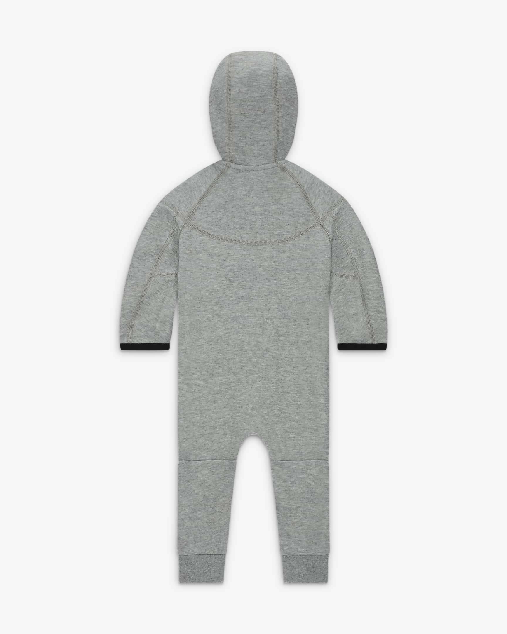 Nike Sportswear Tech Fleece Hooded Overalls Baby Overalls - Dark Grey Heather