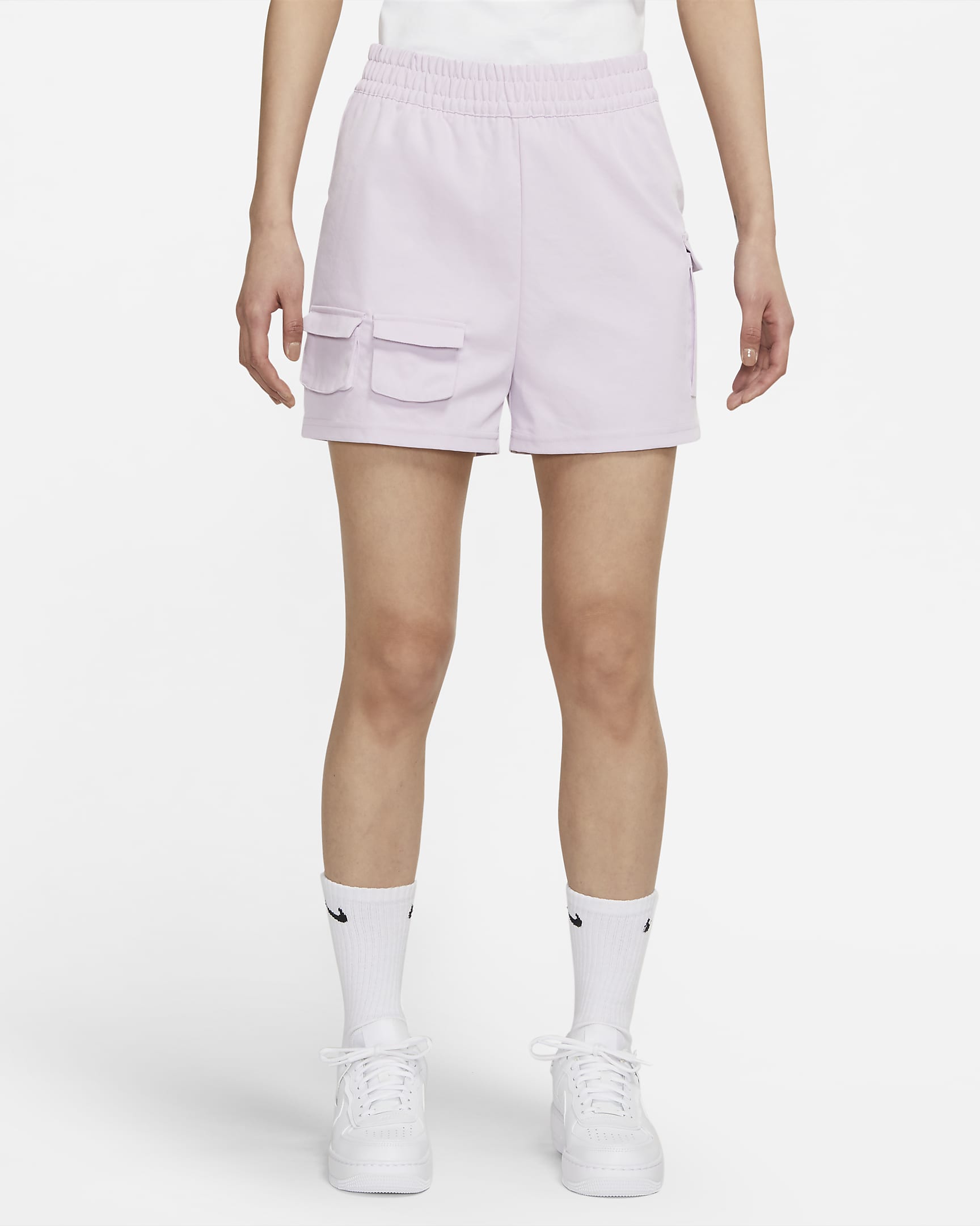 Nike Sportswear Swoosh Women's Cargo Shorts - Iced Lilac