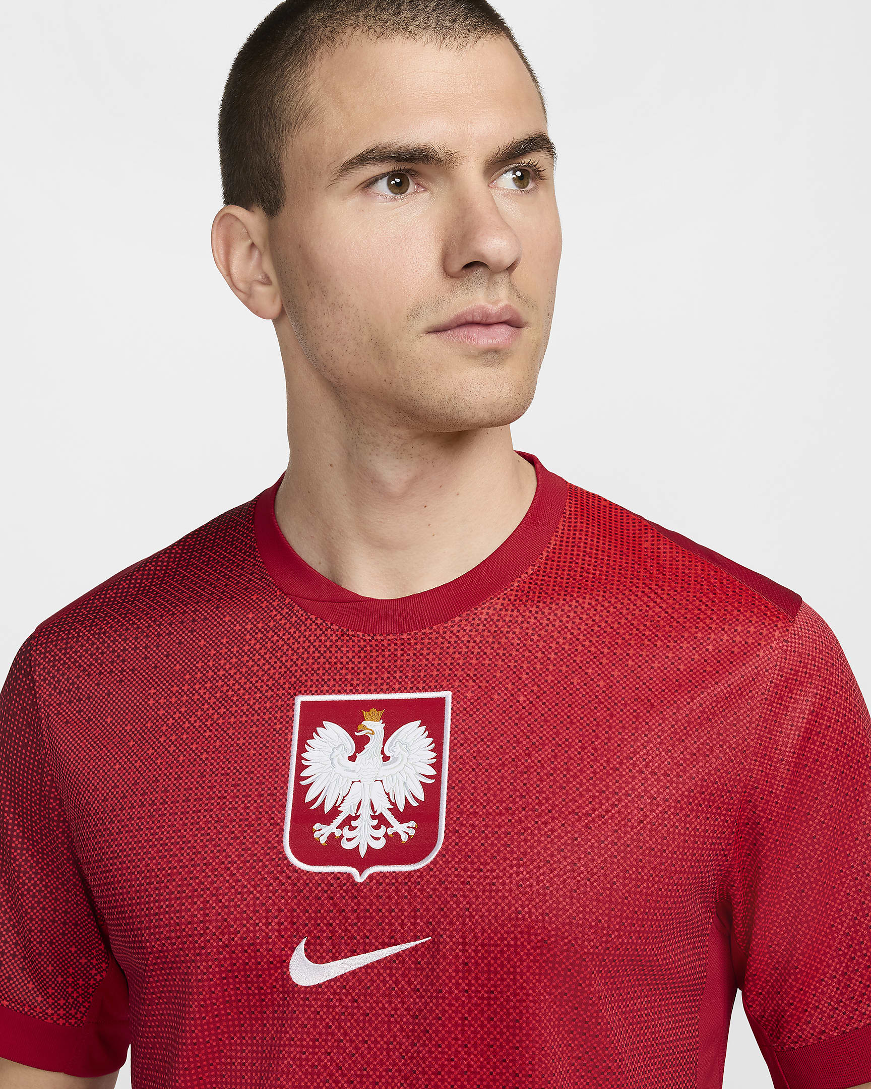 Maillot de foot replica Nike Dri-FIT Pologne 2024/25 Stadium Extérieur pour homme - Bright Crimson/Gym Red/Team Red/Blanc