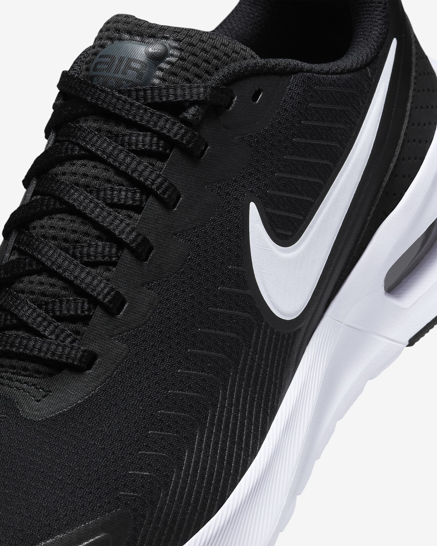 Chaussure Nike Air Max Nuaxis pour homme - Noir/Noir/Blanc/Blanc