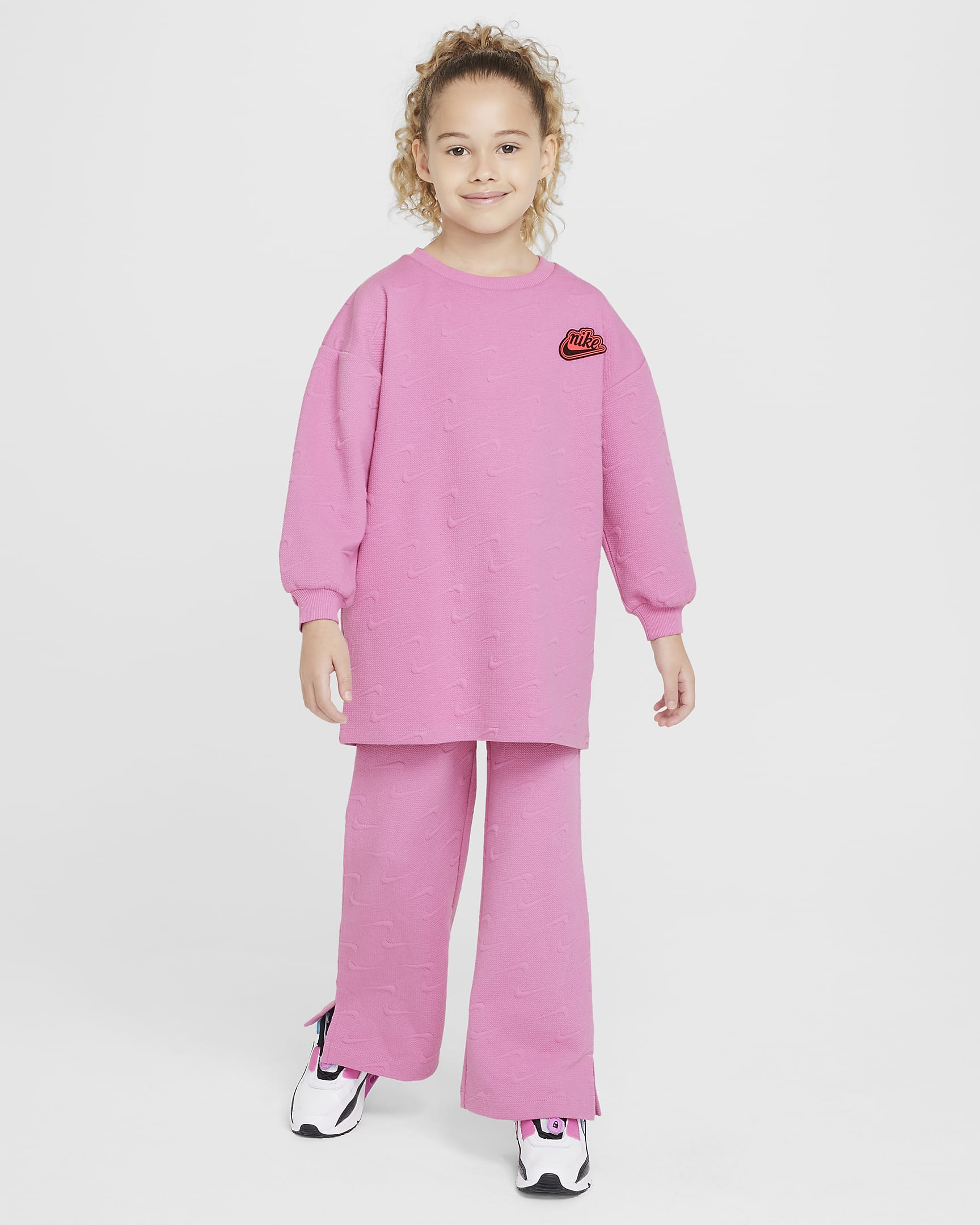 Nike New Impressions Little Kids' Wide Leg Pants - Magic Flamingo