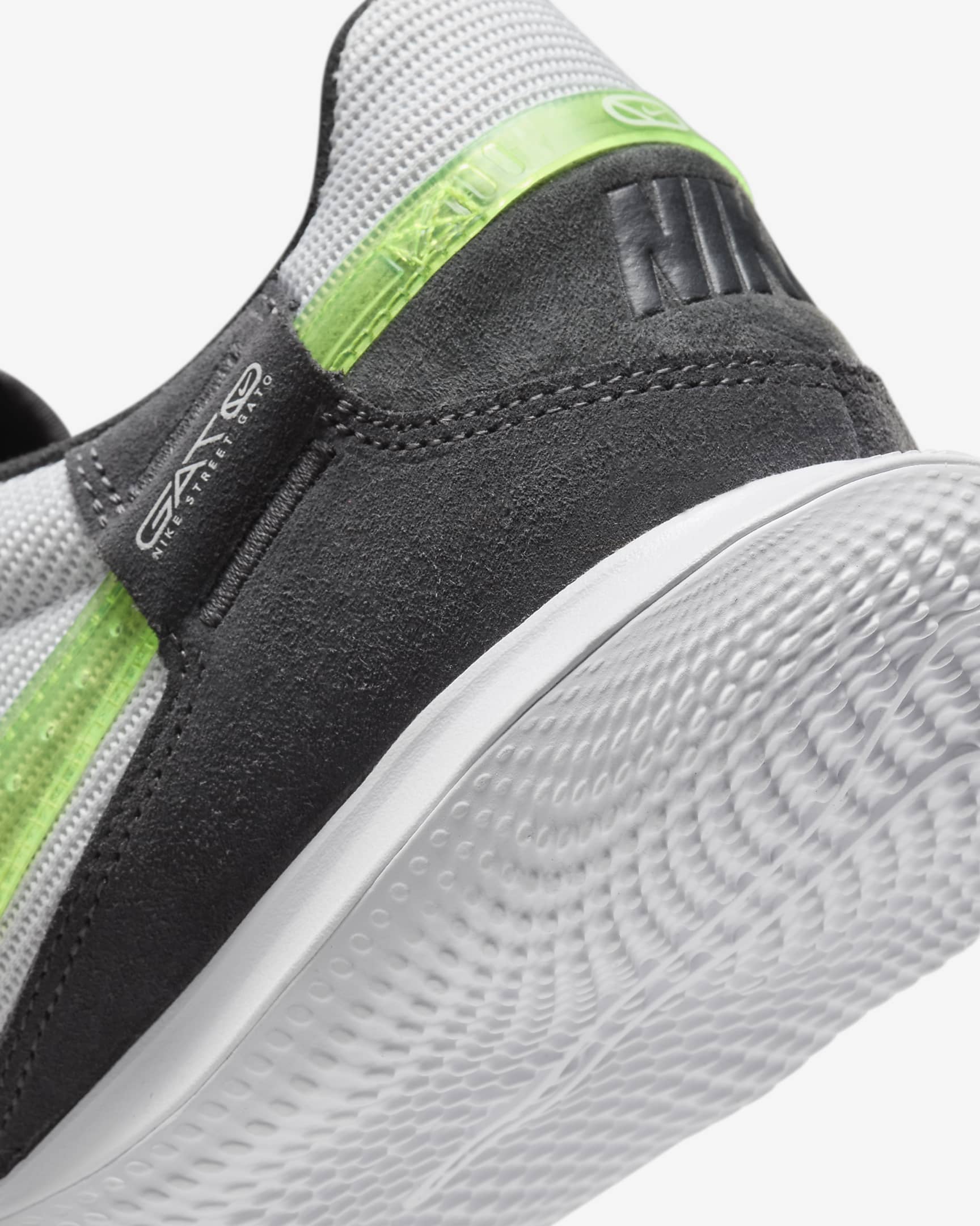 Nike Streetgato alacsony szárú futballcipő - Fekete/Volt