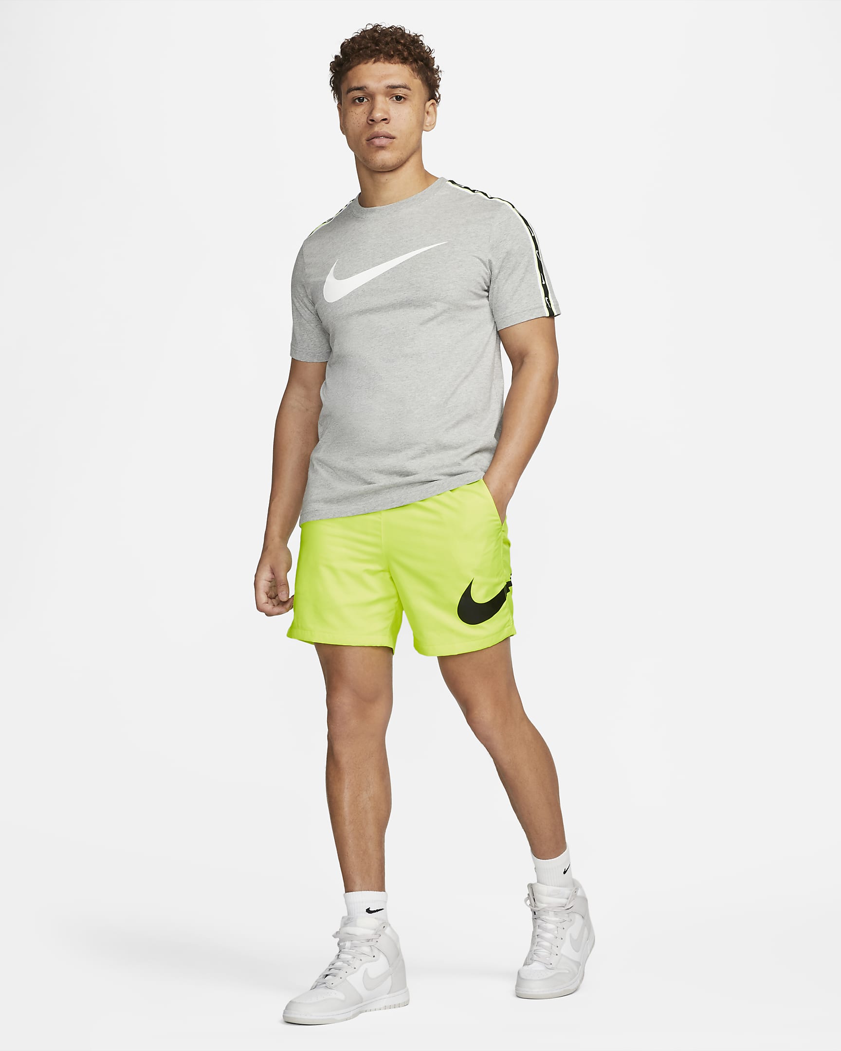 camo nike woven shorts