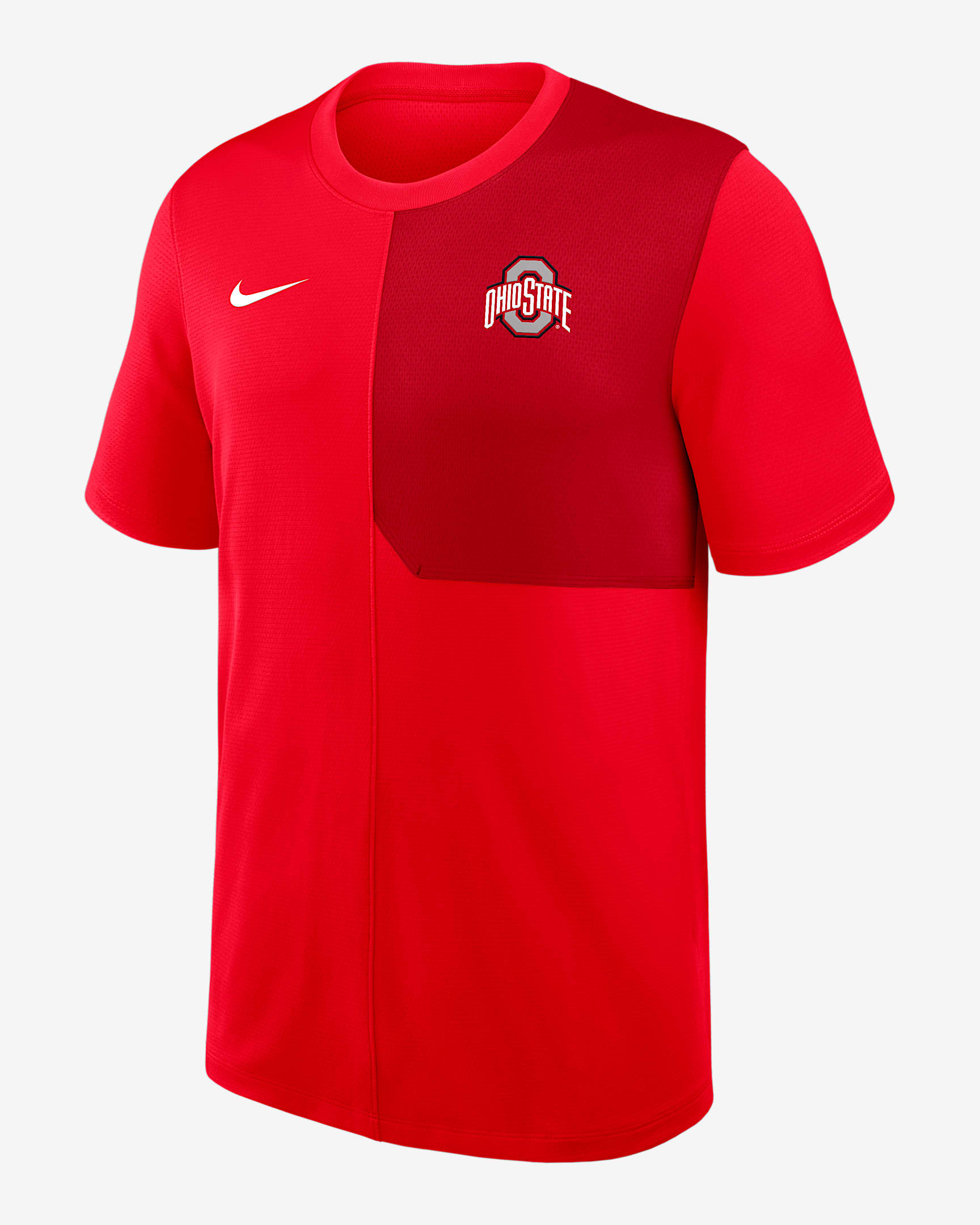 Ohio State Sideline Coach Men's Nike Dri-FIT College Top - Red
