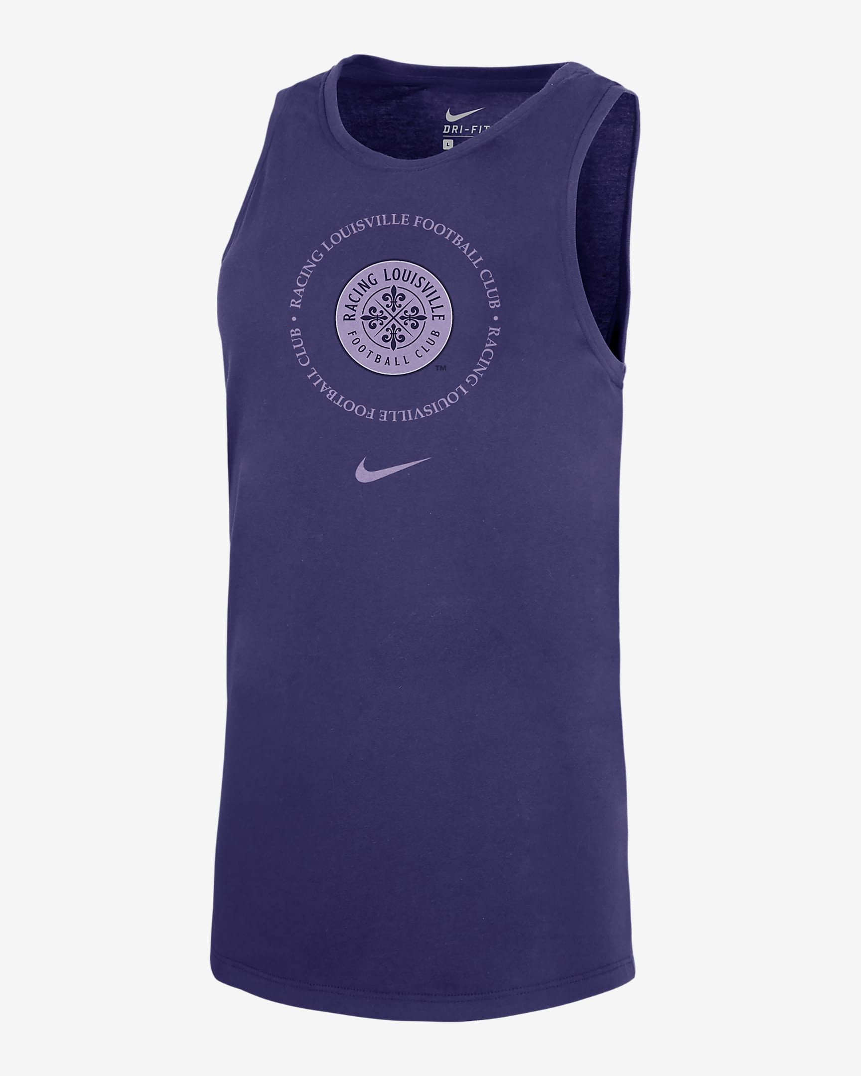 Camiseta de tirantes de fútbol Nike Dri-FIT para mujer Racing Louisville - Orquídea nuevo