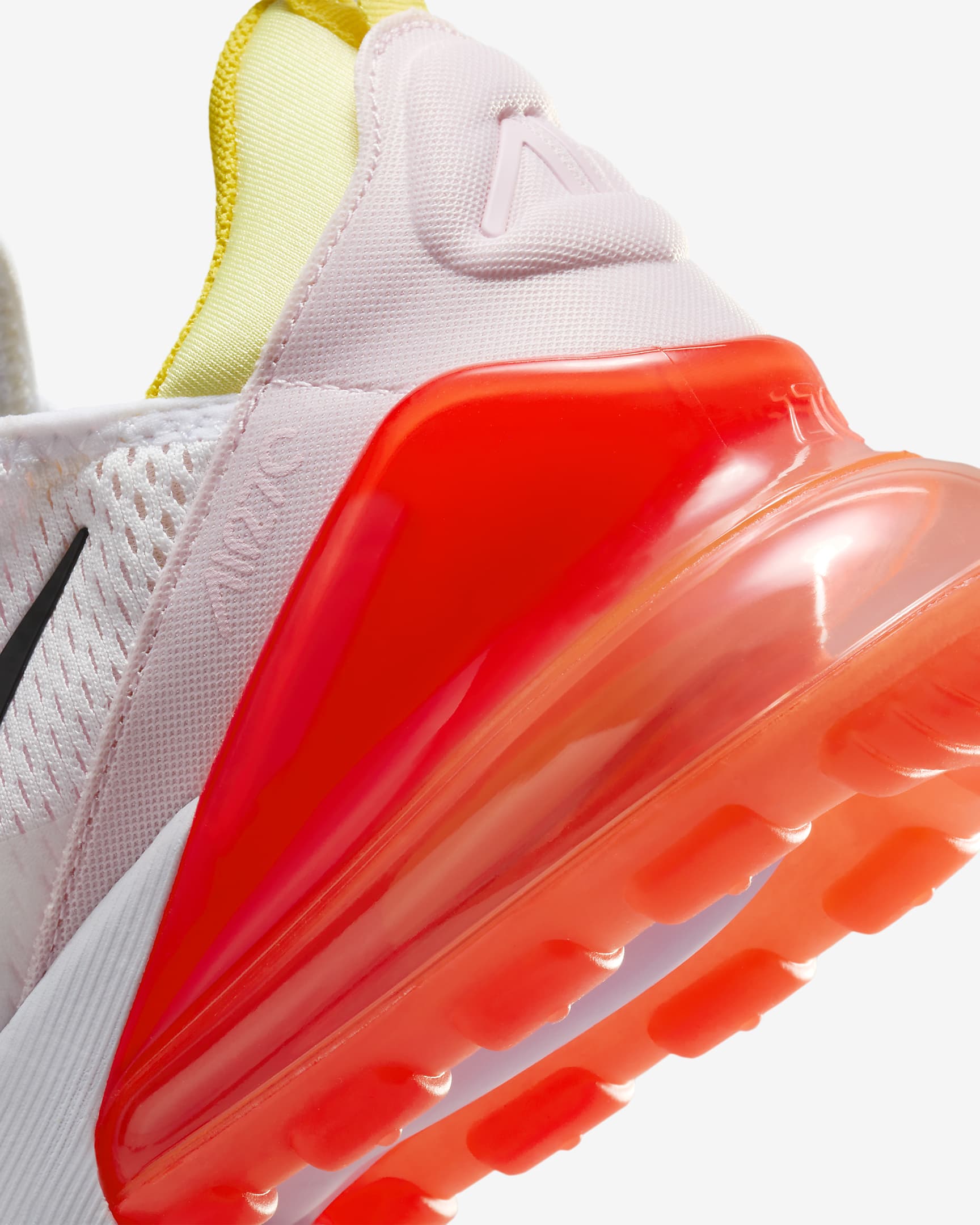 Nike Air Max 270 Women's Shoes - White/Bright Crimson/Pink Foam/Black