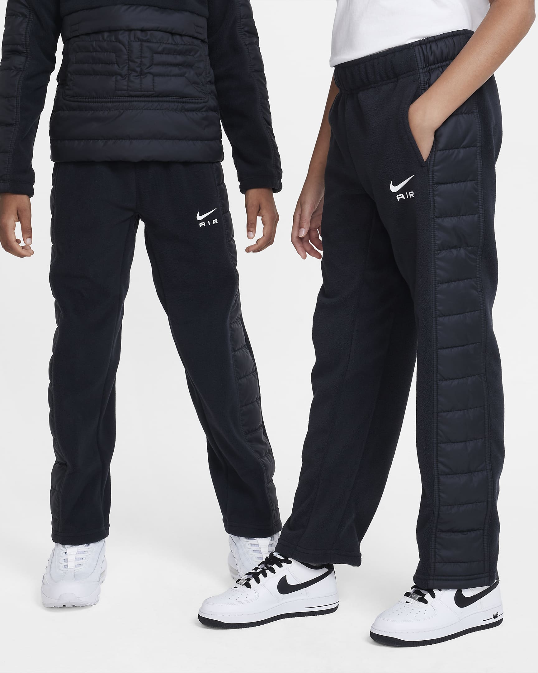 Nike Air Winterized Big Kids' Pants - Black/White