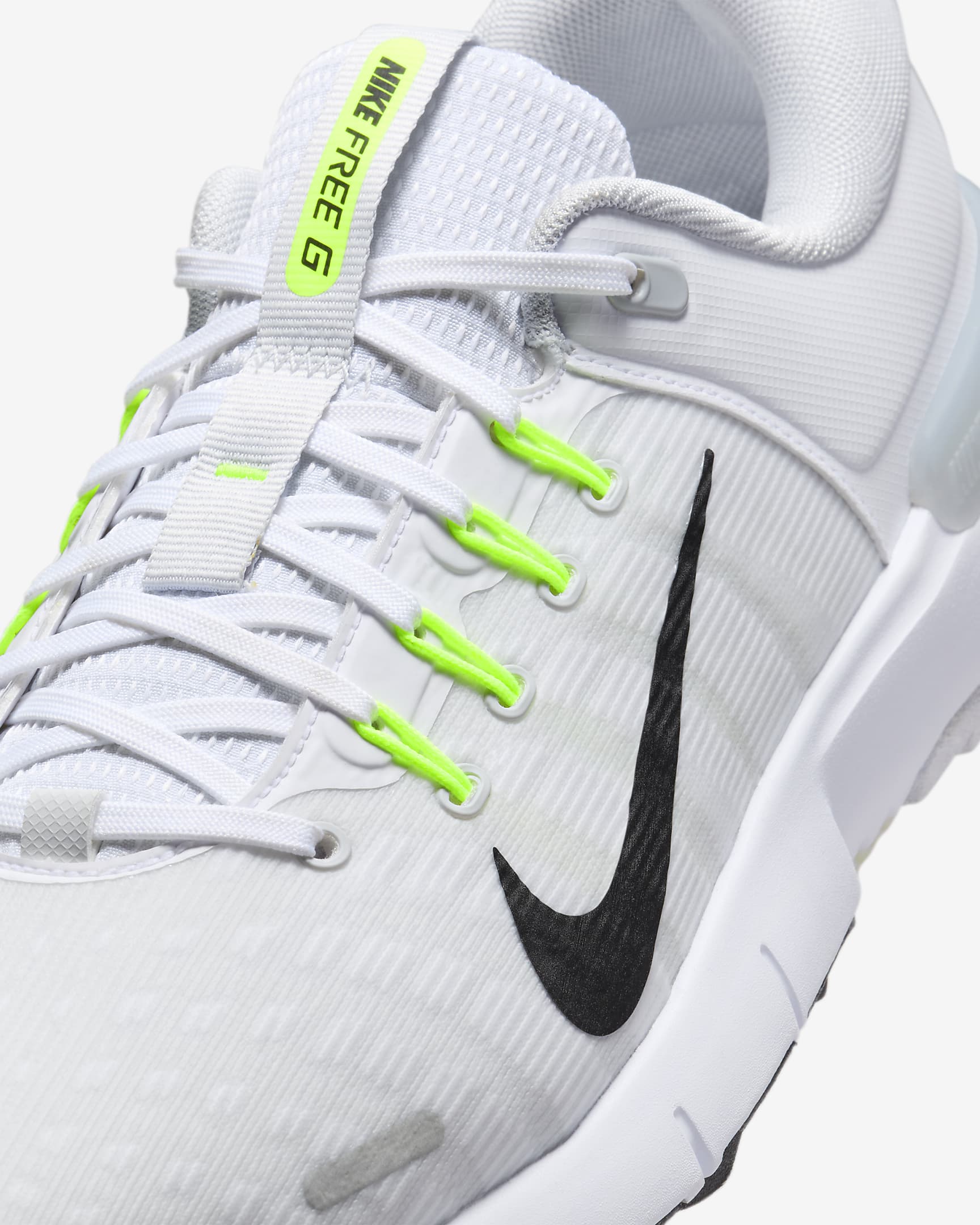 Tenis de golf Nike Free Golf NN - Blanco/Platino puro/Gris lobo/Negro