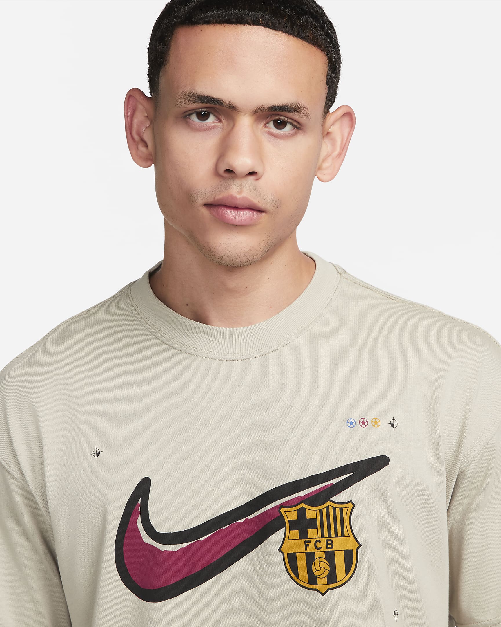 F.C. Barcelona Max90 Men's Nike Football T-Shirt. Nike CA