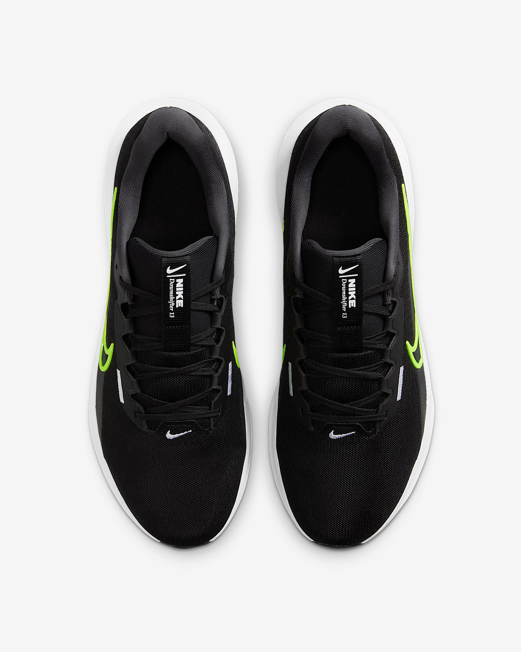 รองเท้าวิ่งโร้ดรันนิ่งผู้ชาย Nike Downshifter 13 - ดำ/Anthracite/ขาว/Volt