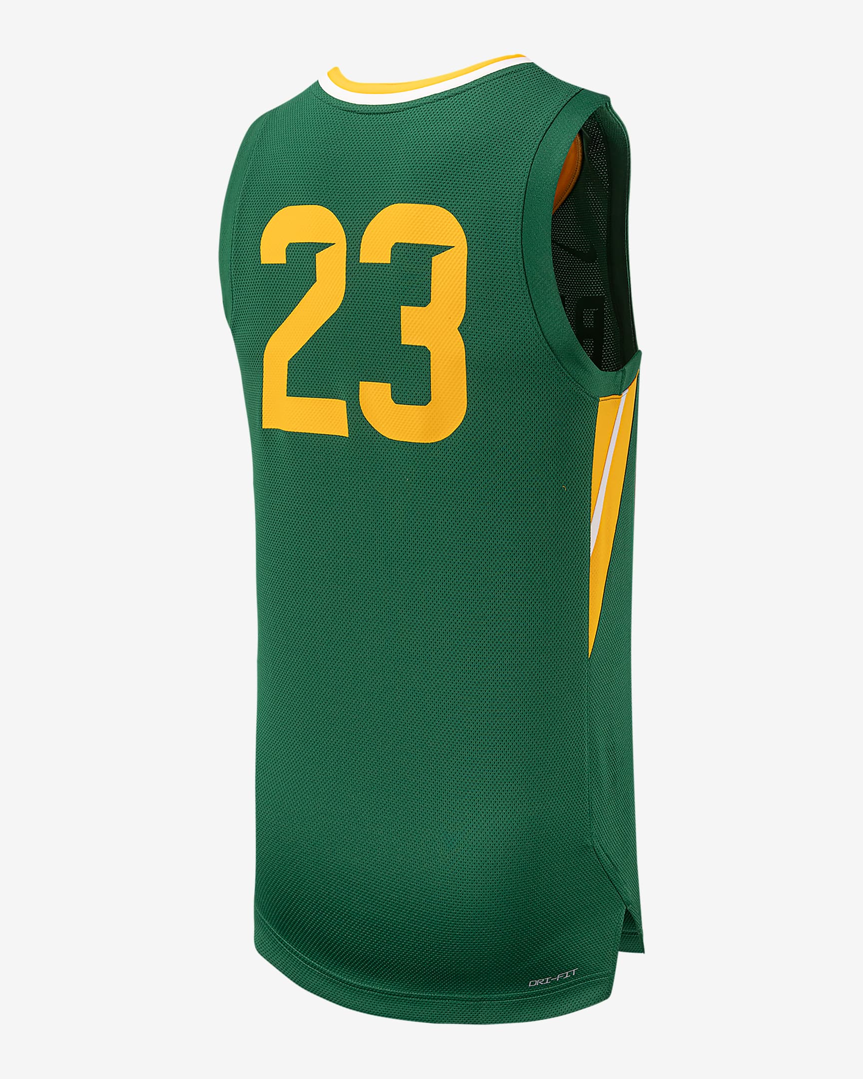 Jersey de básquetbol universitario Nike Replica para hombre Baylor - Verde desfiladero