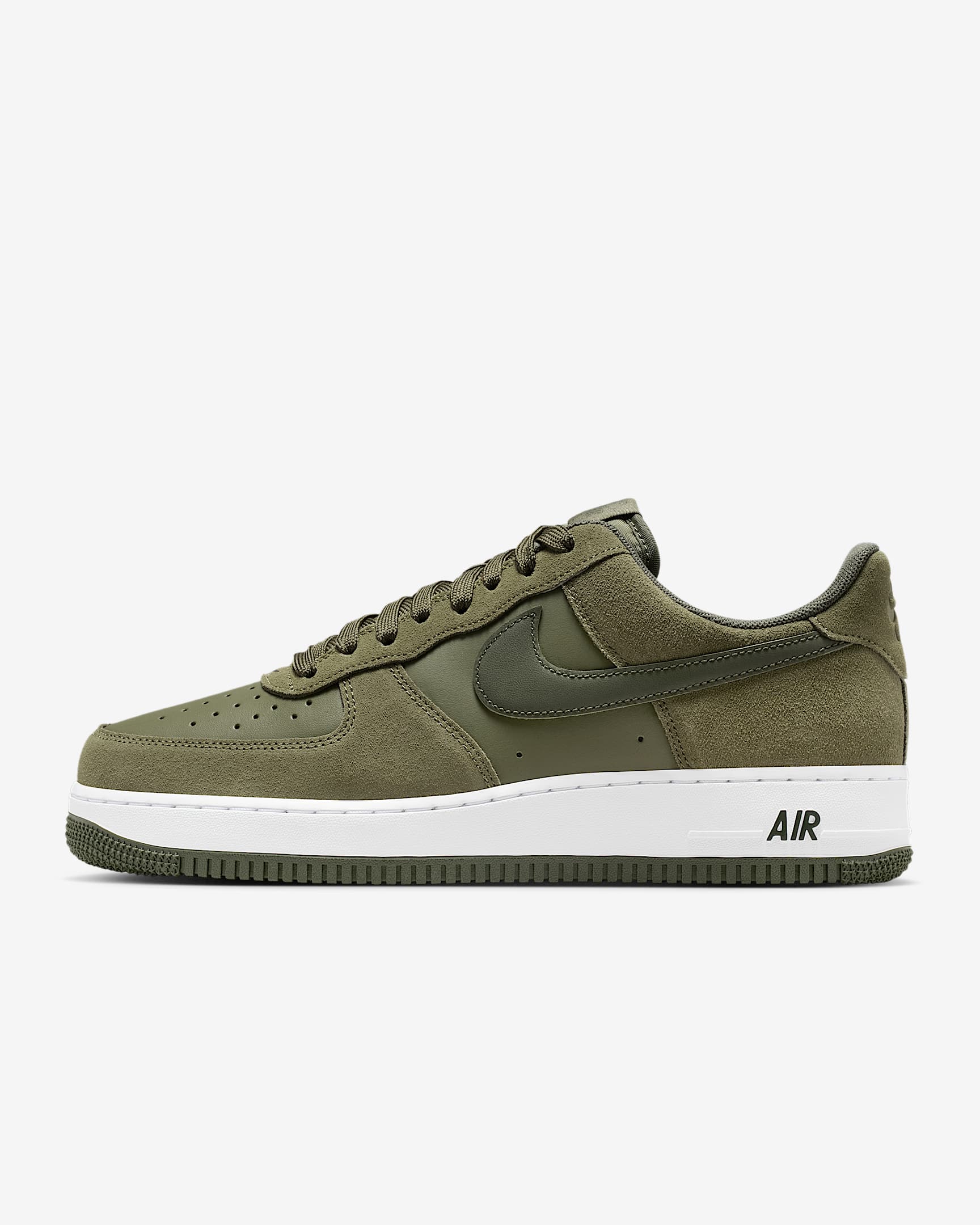 Nike Air Force 1 '07 LV8 Schuh (Herren) - Medium Olive/Weiß/Cargo Khaki