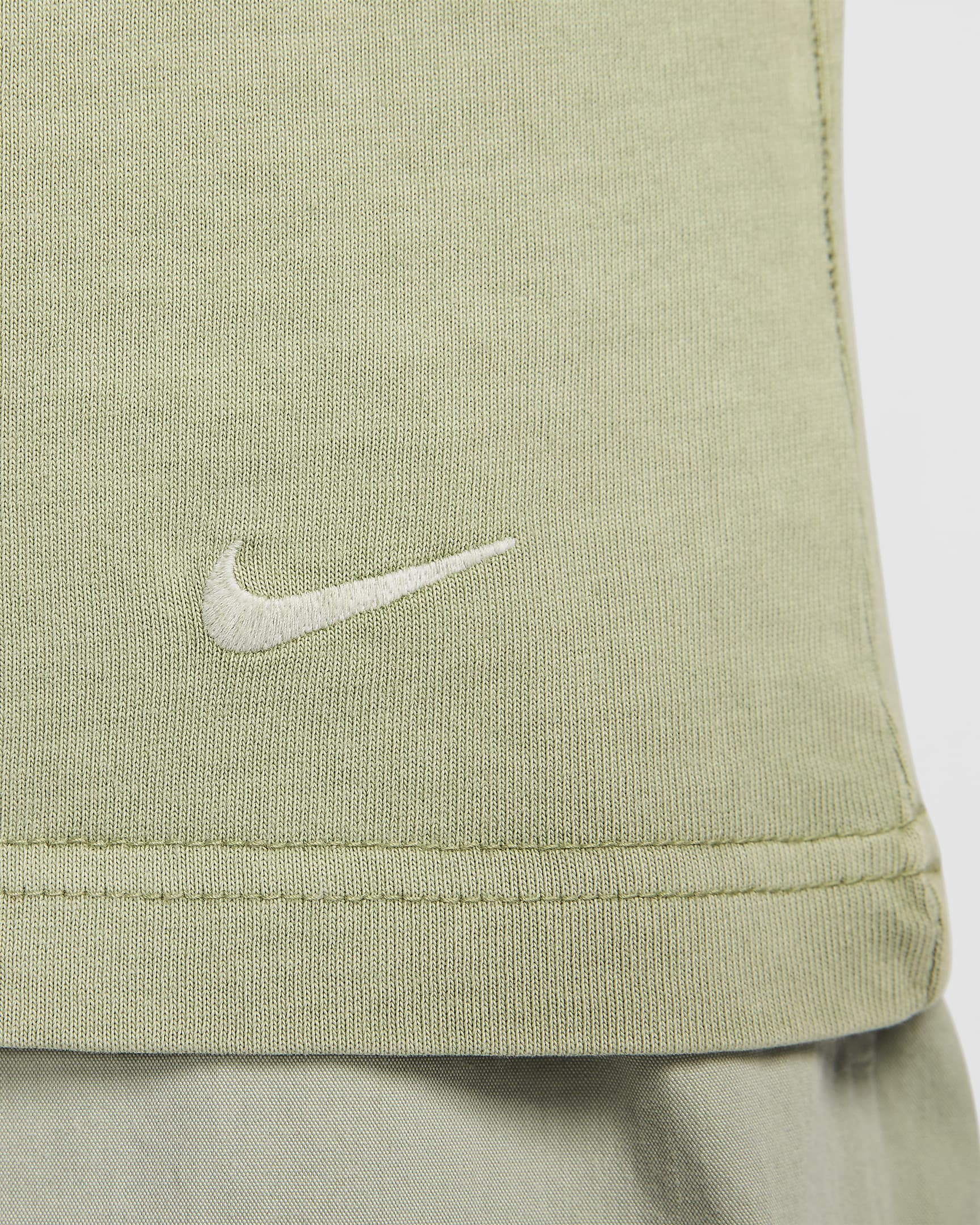 Nike Life Men's Short-Sleeve Knit Top - Oil Green/Oil Green