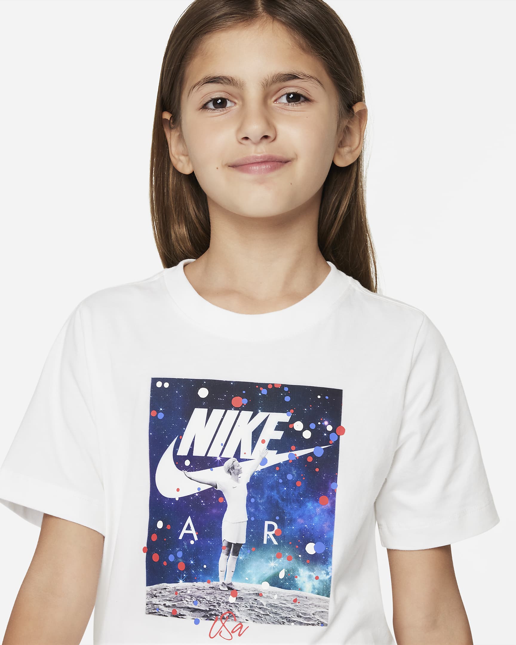Megan Rapinoe USWNT Photo Big Kids' Nike Soccer T-Shirt. Nike.com
