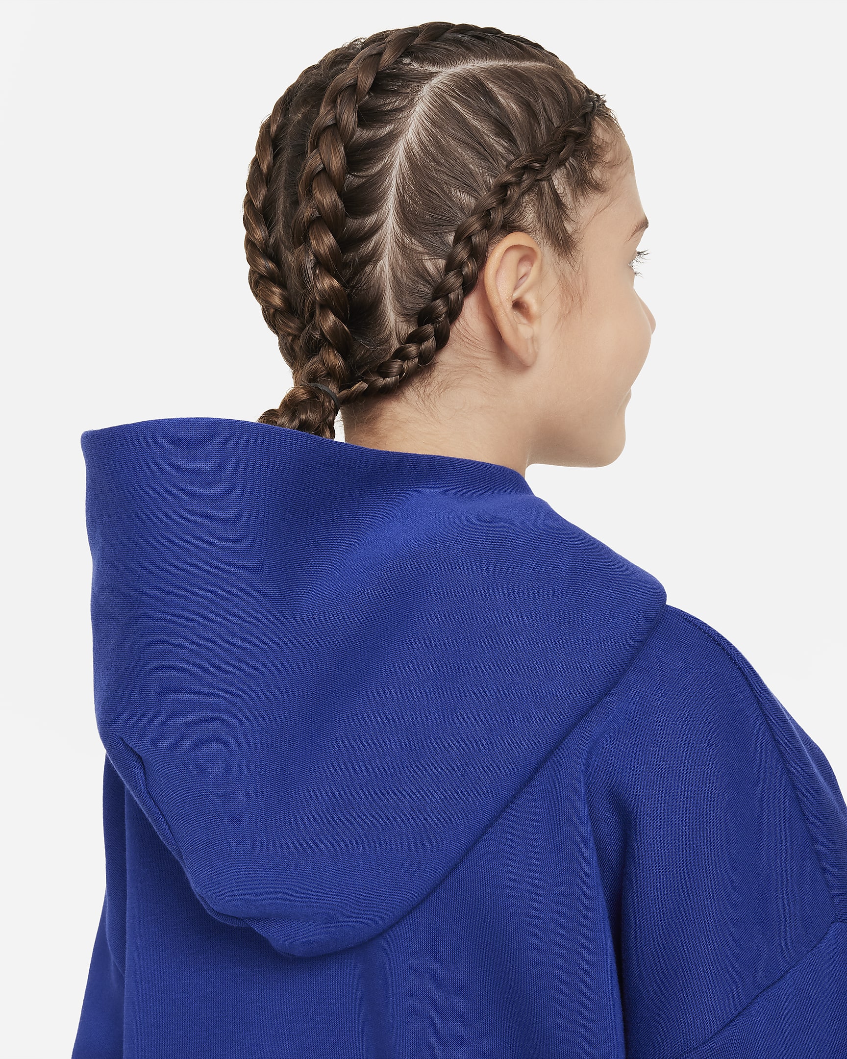 Sweat à capuche en tissu Fleece Nike Culture of Basketball pour ado - Deep Royal Blue/Vapor Green