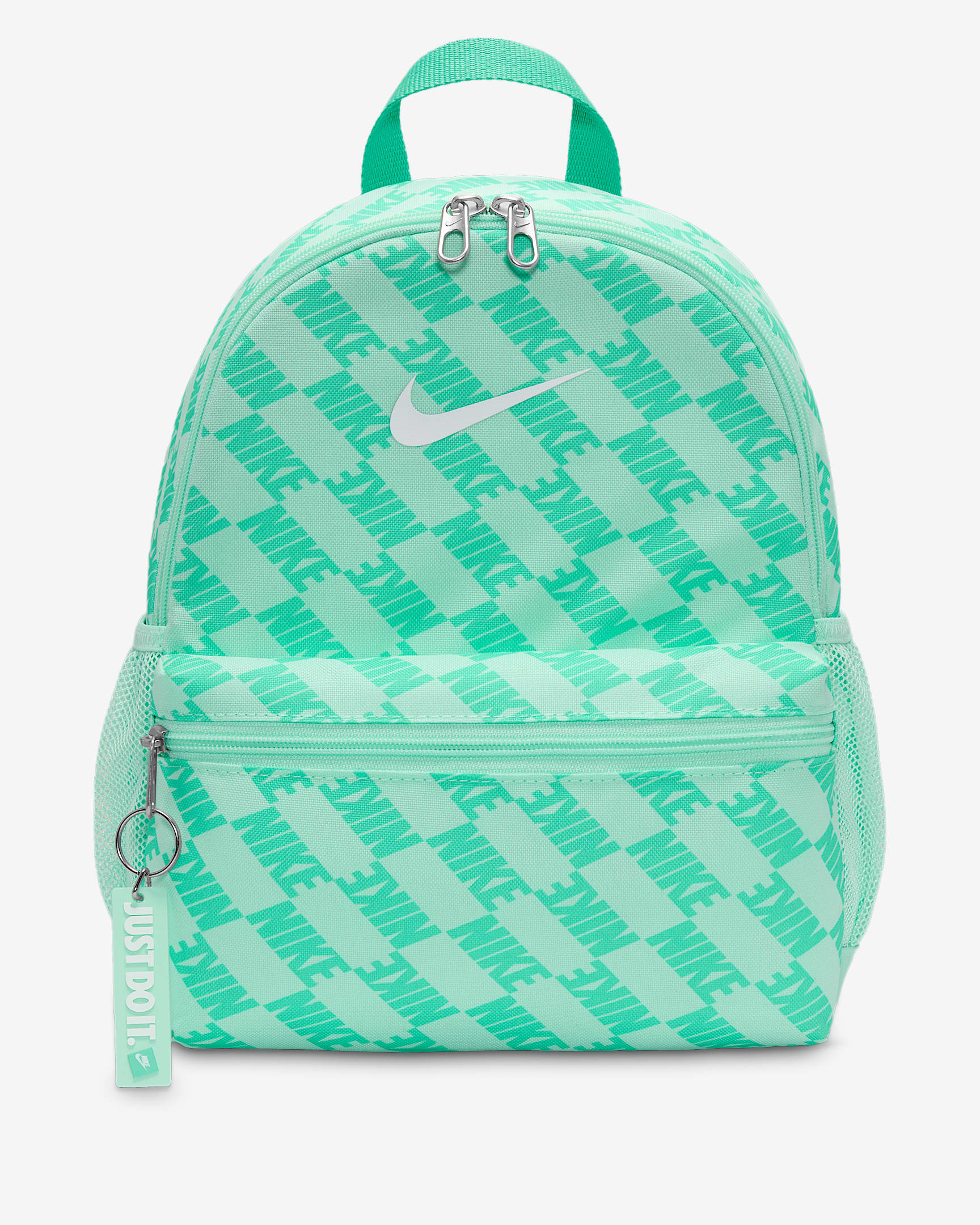 Nike Brasilia JDI Minirucksack (ältere Kinder, 11 l) - Mint Foam/Light Menta/Weiß