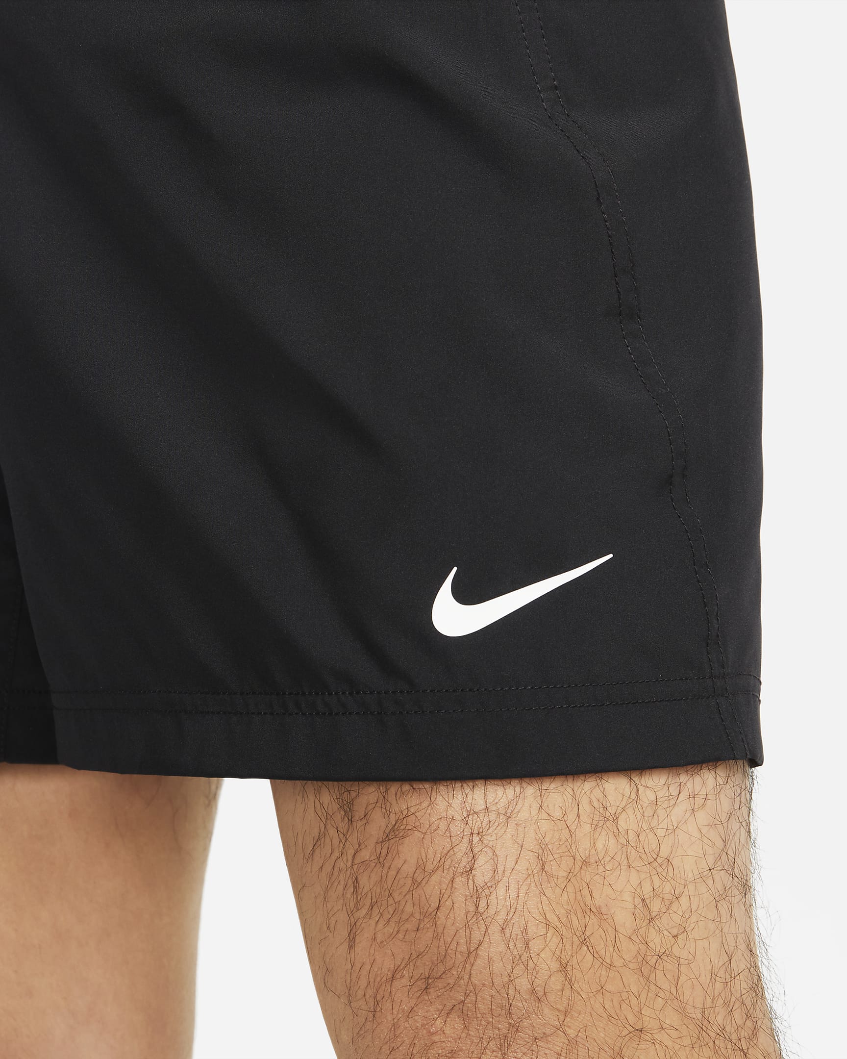 Nike Dri-FIT Form Men's 7" Unlined Versatile Shorts - Black/White