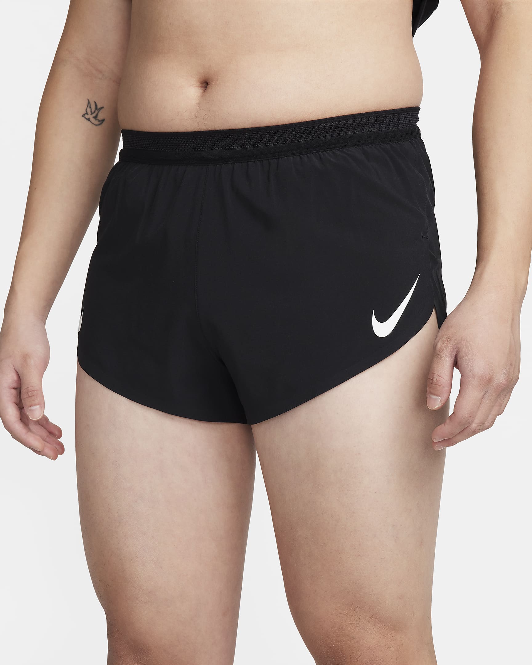 Nike AeroSwift Men's Dri-FIT ADV 5cm (approx.) Brief-Lined Running Shorts - Black/Summit White