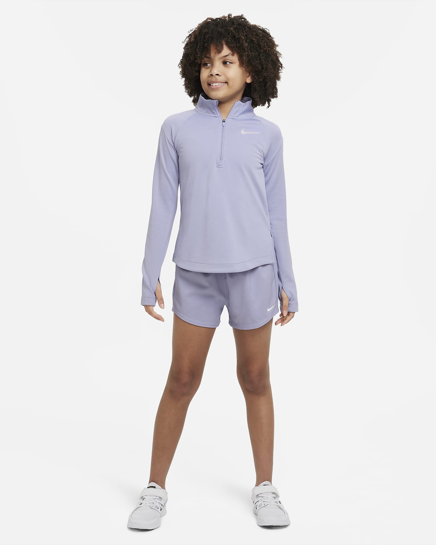 Nike One Older Kids' (Girls') Dri-FIT High-Waisted Woven Training ...