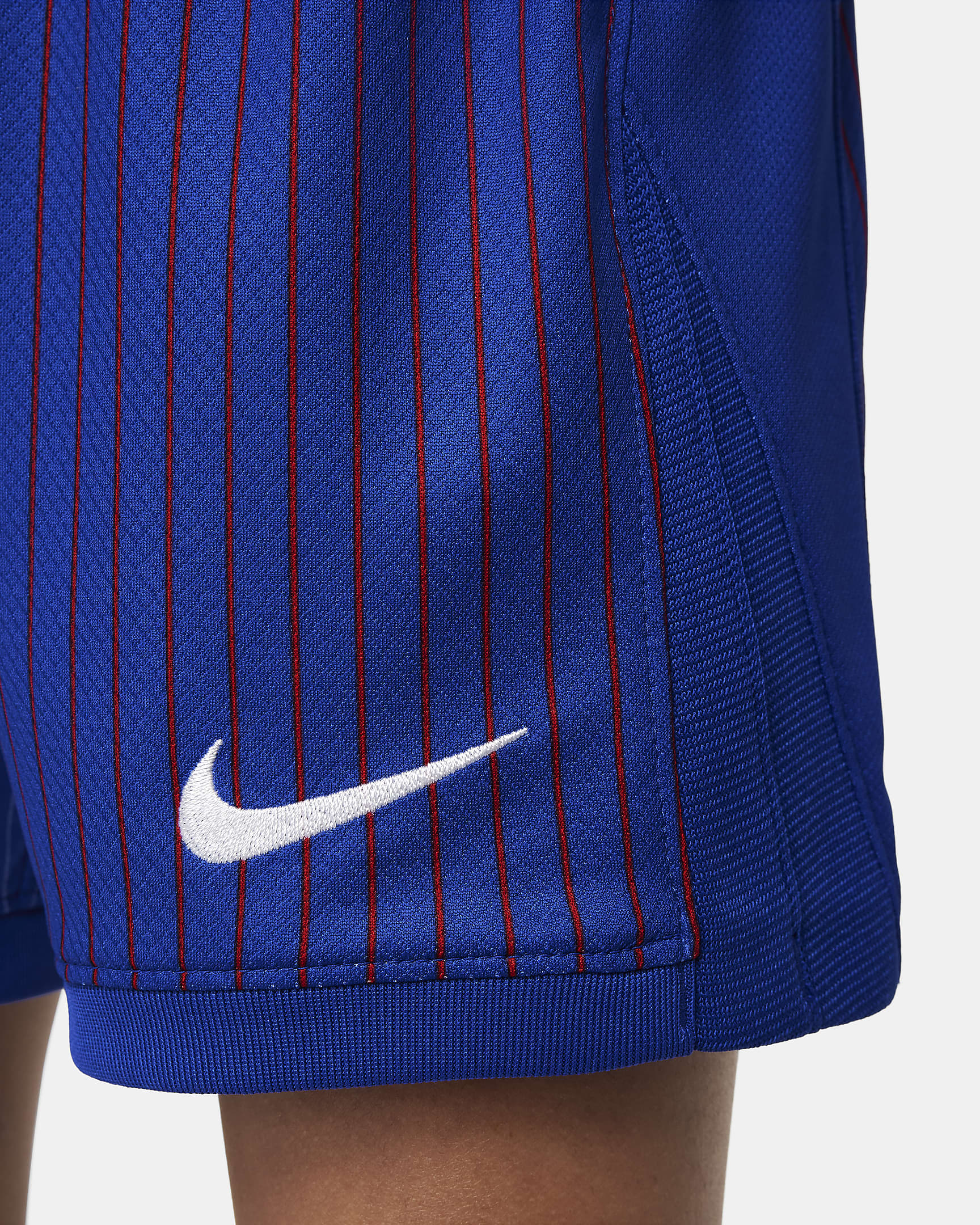 FFF 2024/25 Stadium Uit Nike driedelig replica-voetbaltenue voor kleuters - Wit/Bright Blue/University Red/Bright Blue