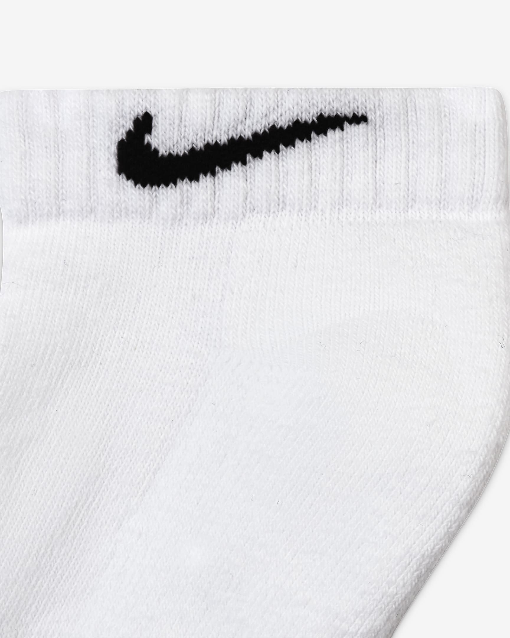 Nike Everyday Cushioned Training Low Socks (3 Pairs) - White/Black