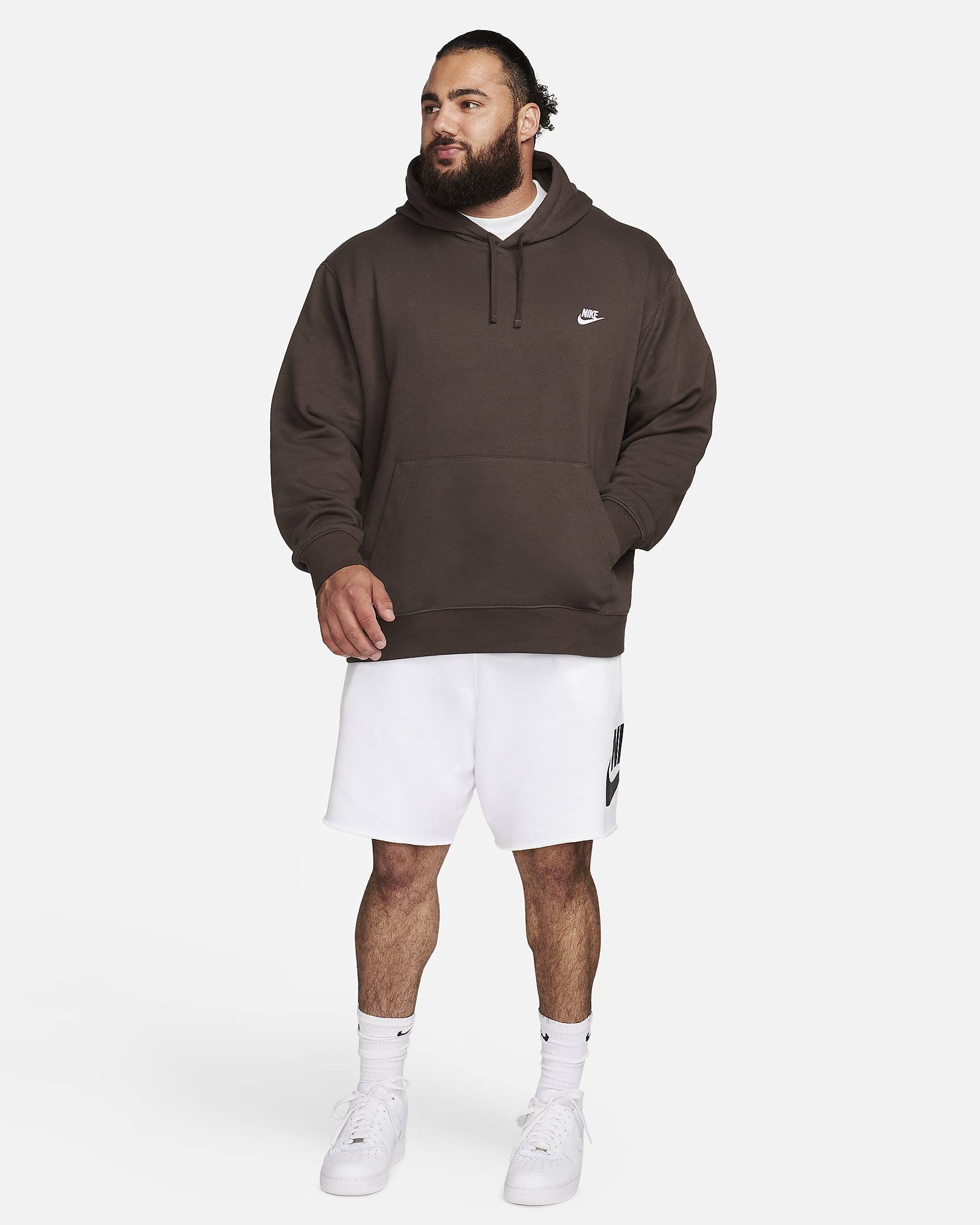 Nike Sportswear Club Fleece Pullover Hoodie. Nike AT
