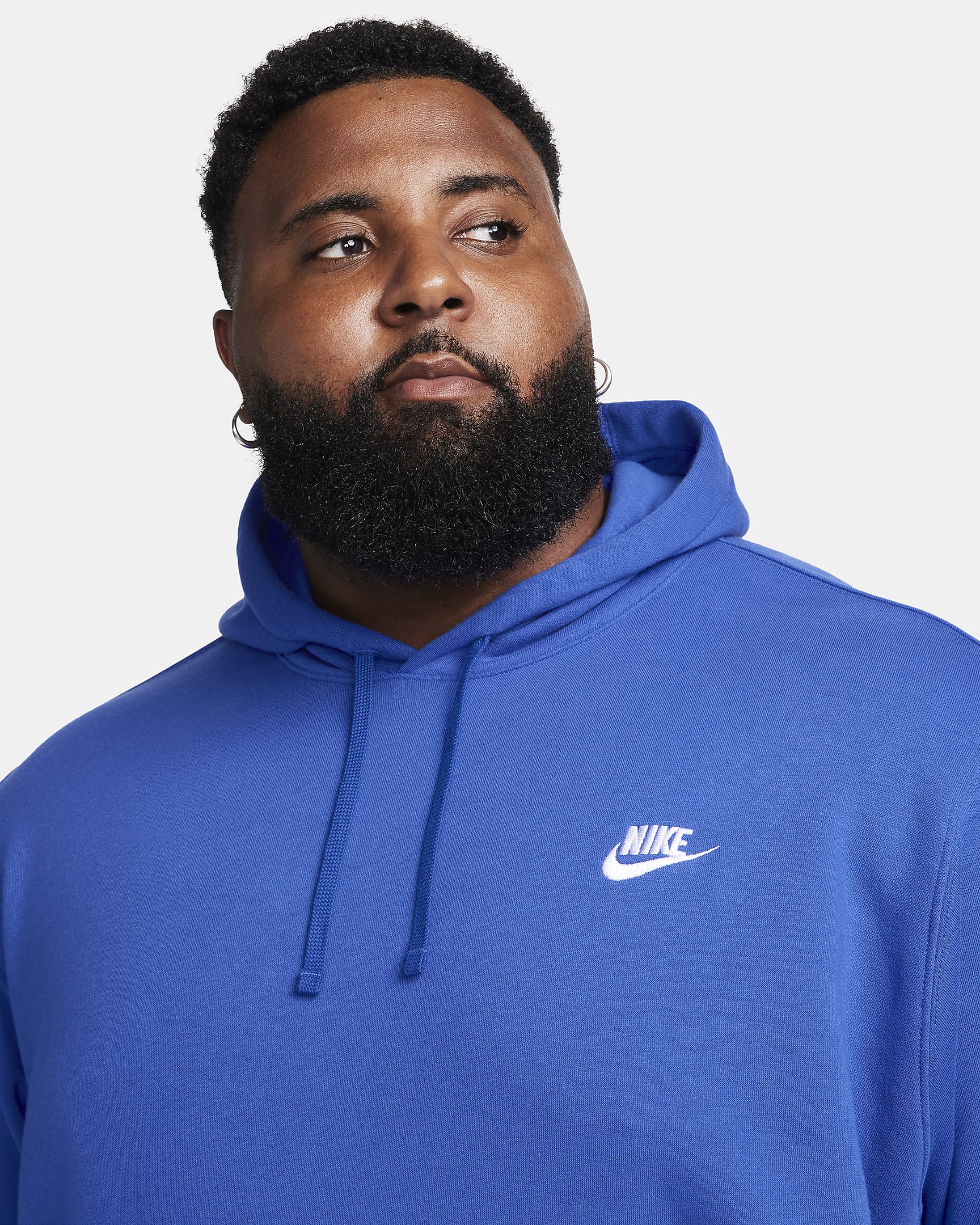 Nike Sportswear Club Fleece Hoodie - Game Royal/Game Royal/Weiß