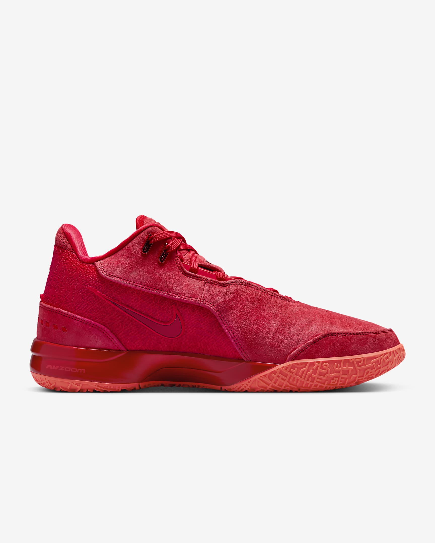 LeBron NXXT Gen AMPD EP Basketball Shoes - University Red/Bright Crimson