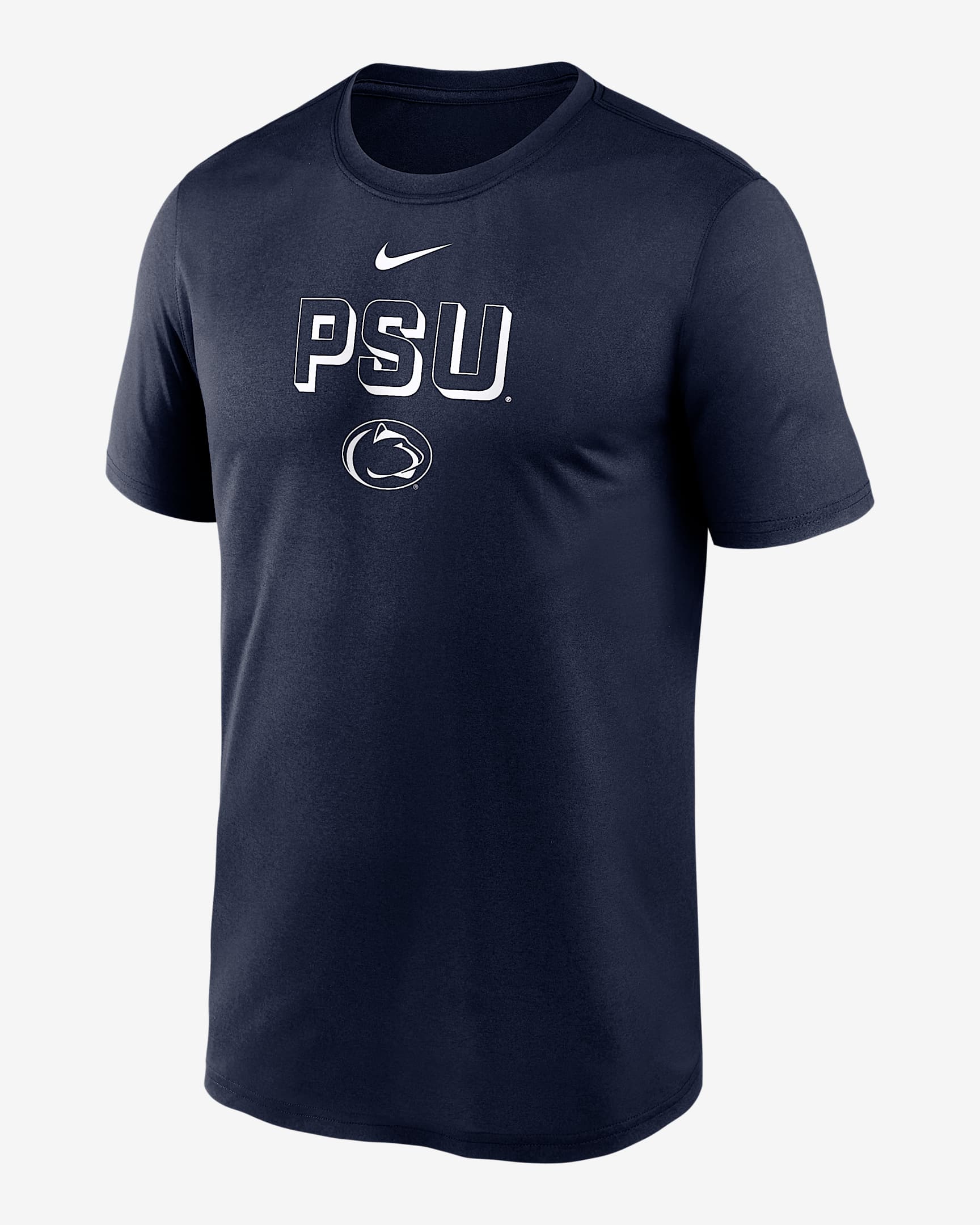 Playera universitaria Nike Dri-FIT para hombre Penn State Sideline Legend - Azul marino